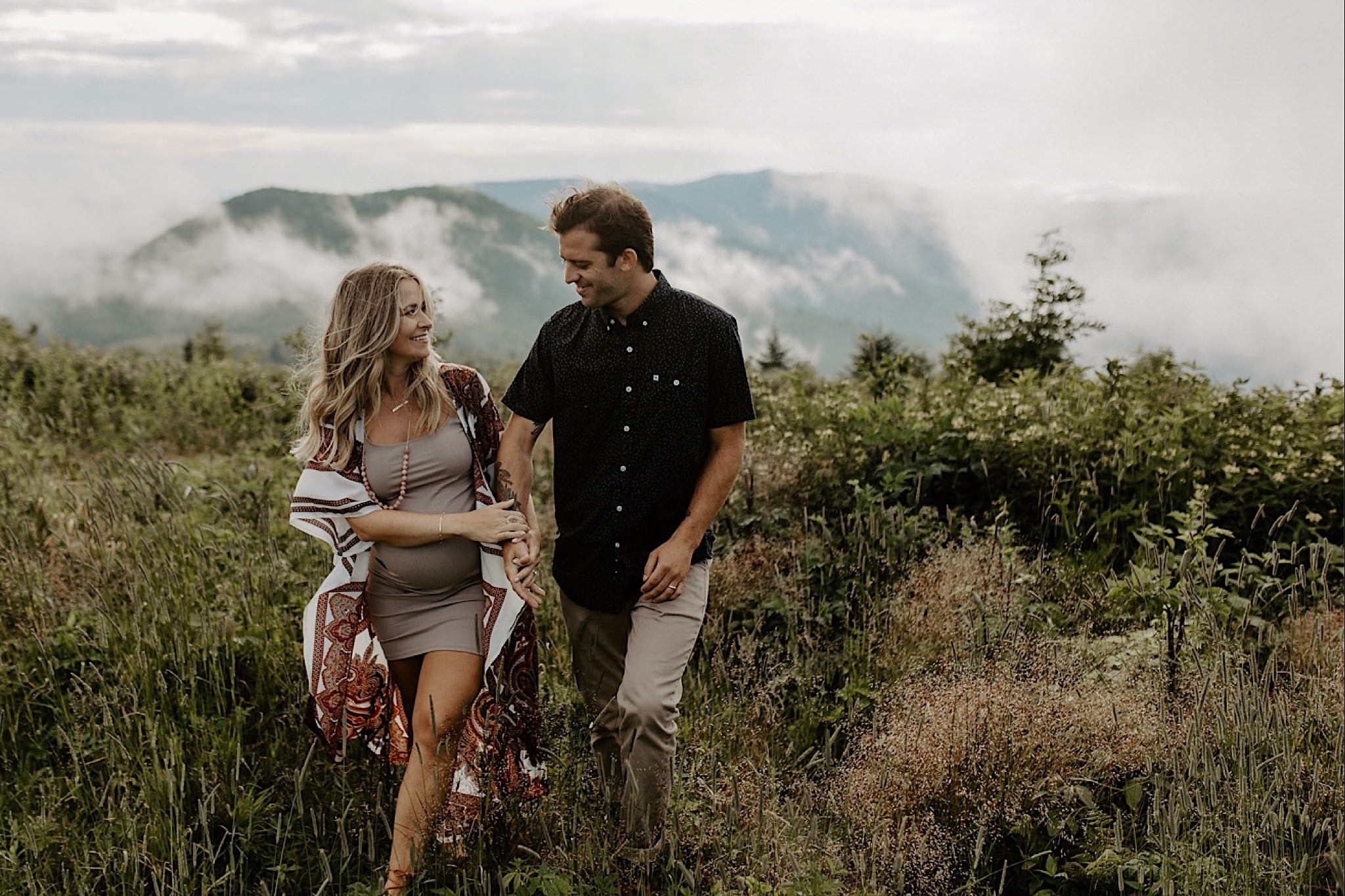 asheville maternity session