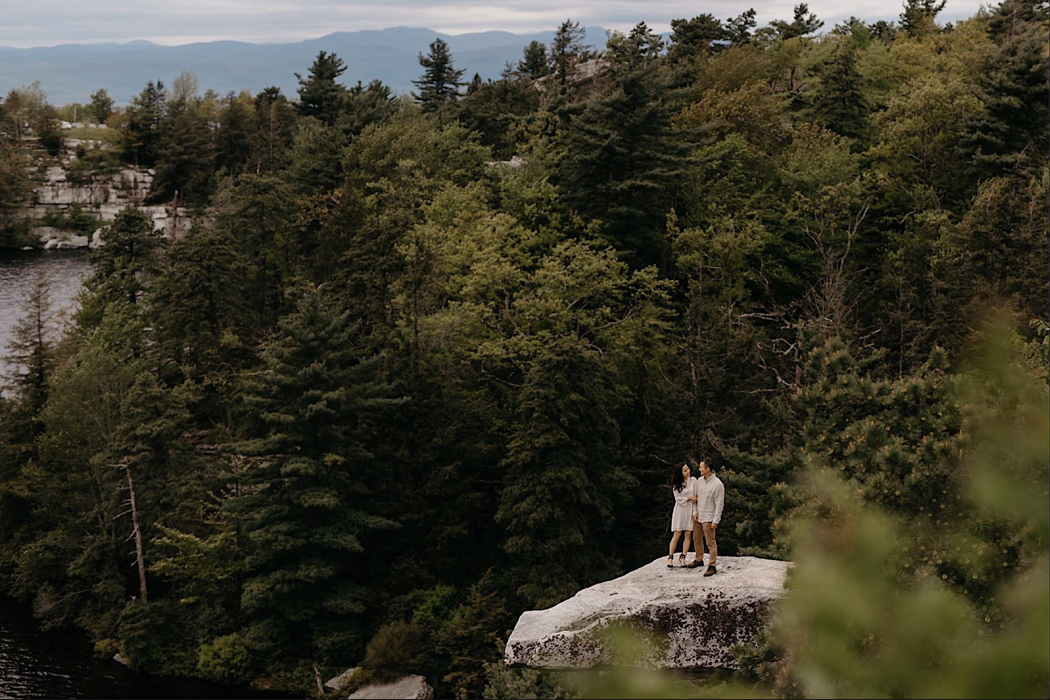 catskill mountain engagement session