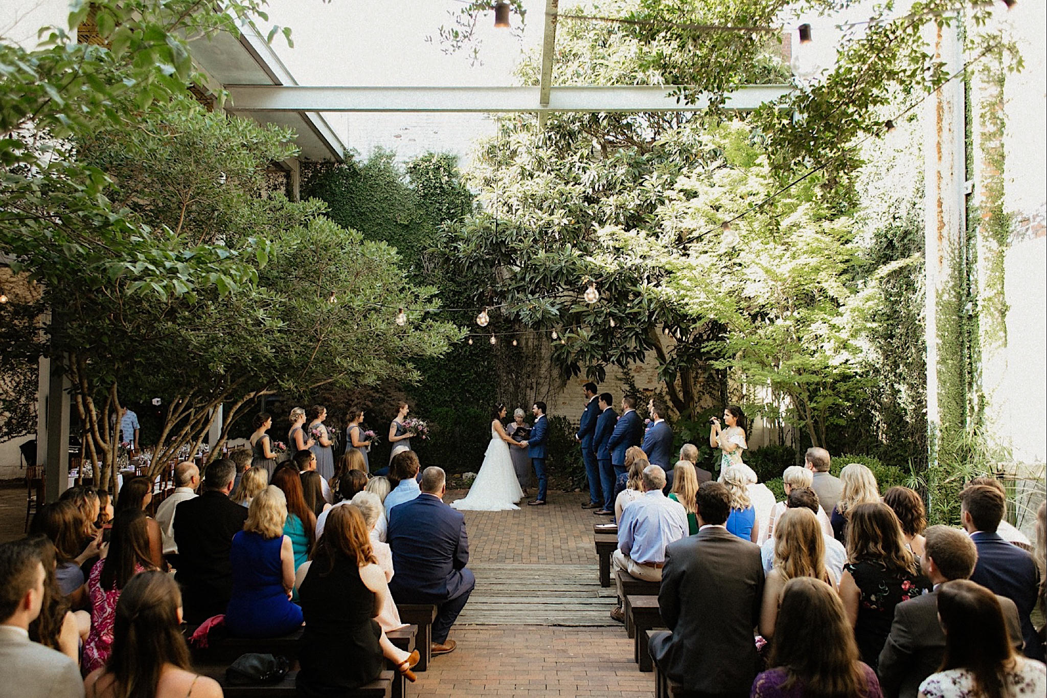the atrium wilmington wedding