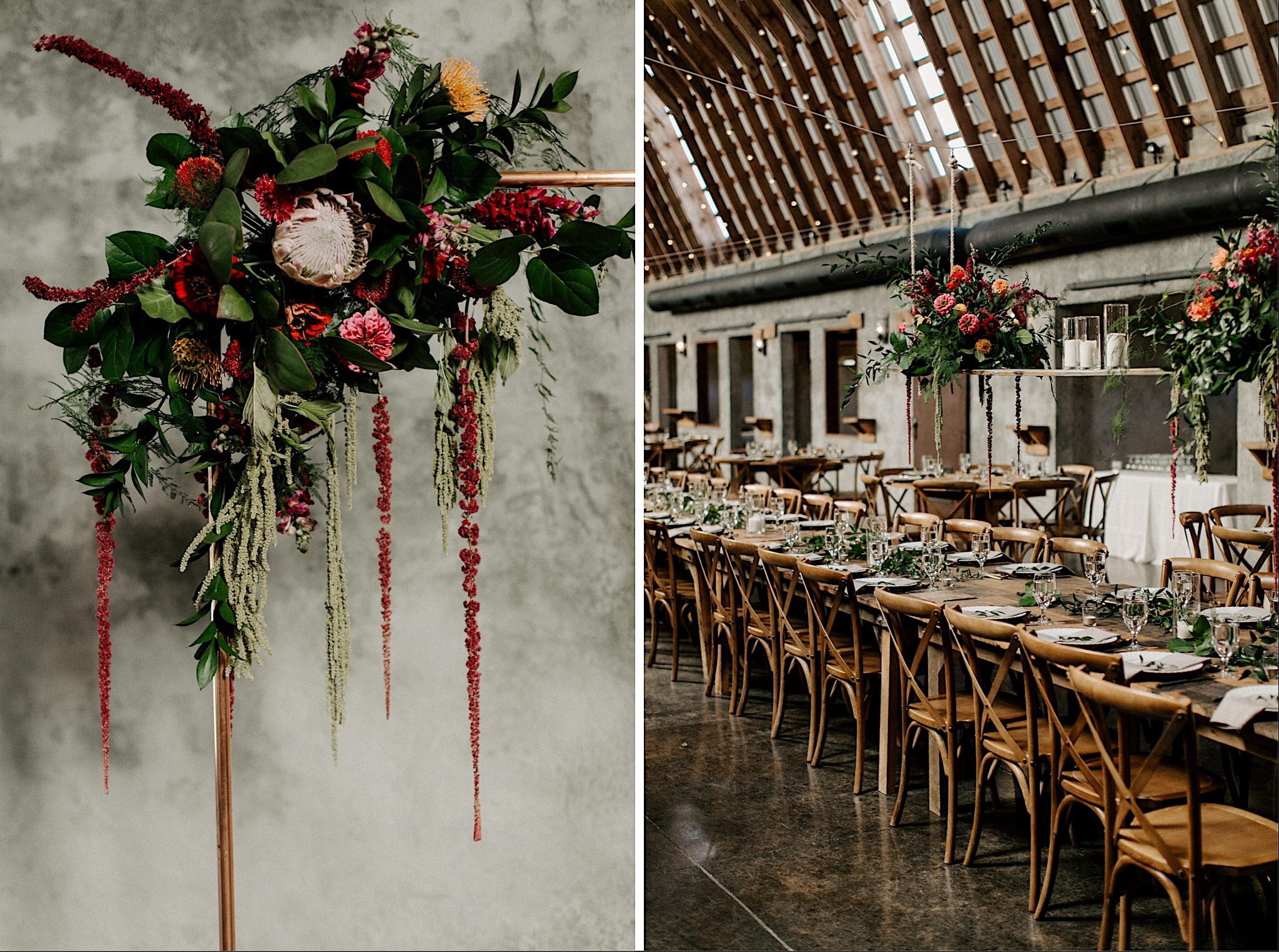 overlook barn wedding