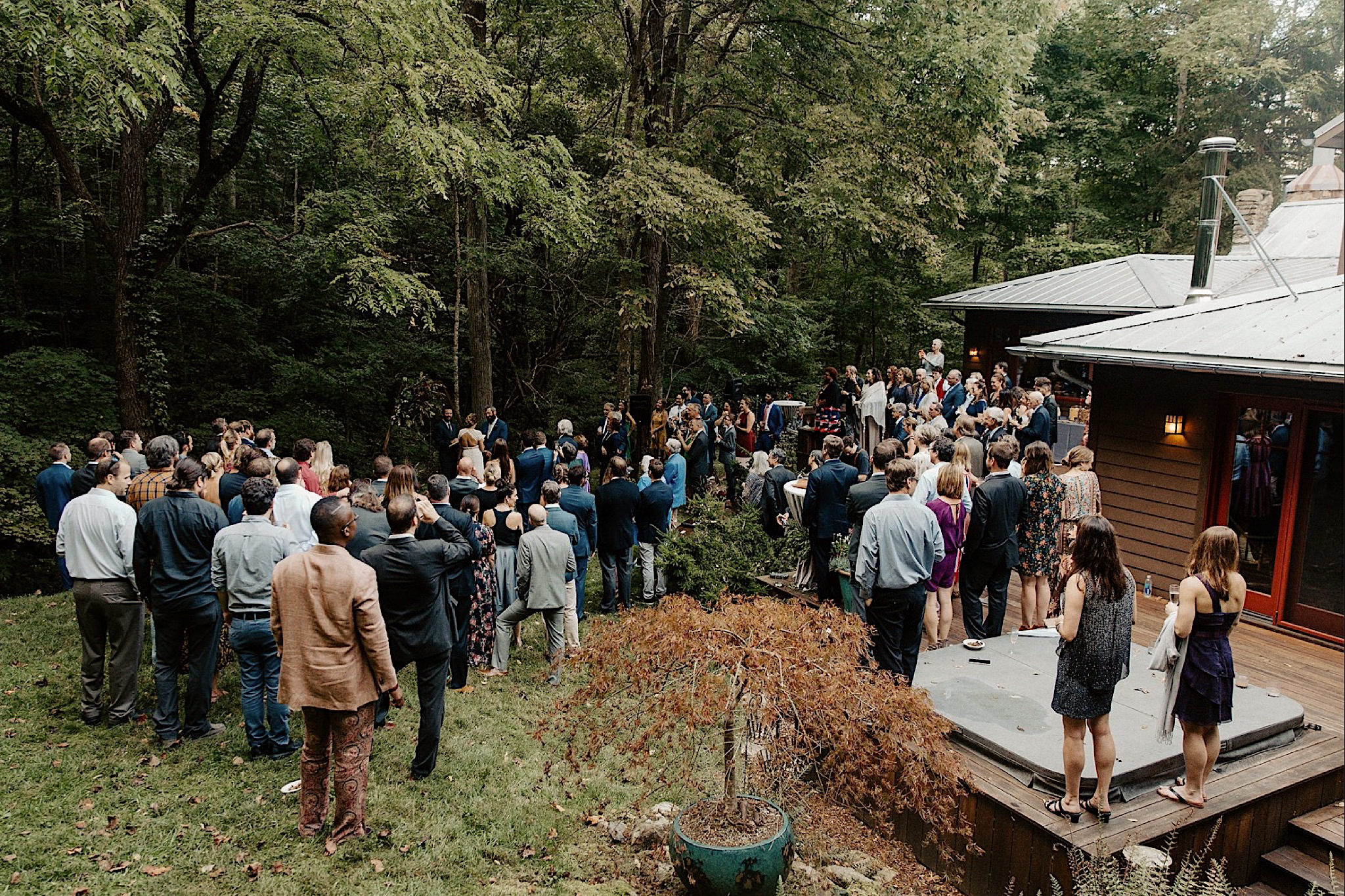 asheville backyard wedding