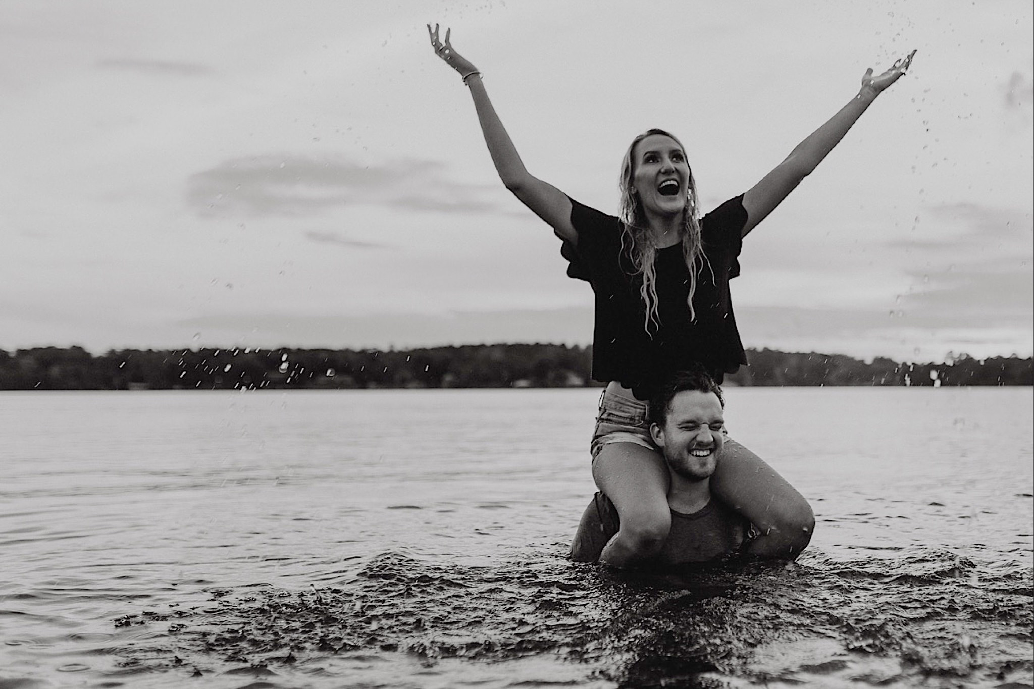 charlotte lake engagement session