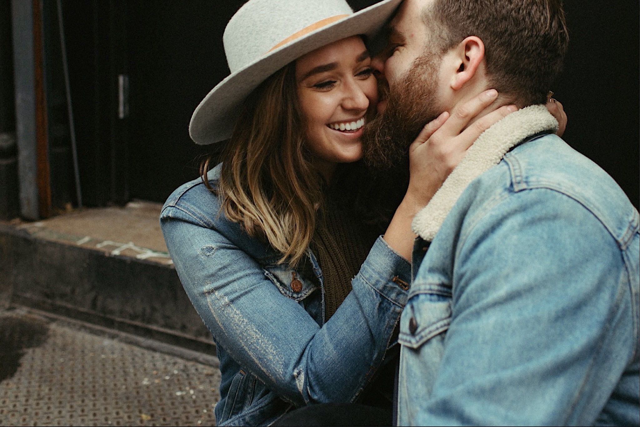 lower east side nyc engagement session
