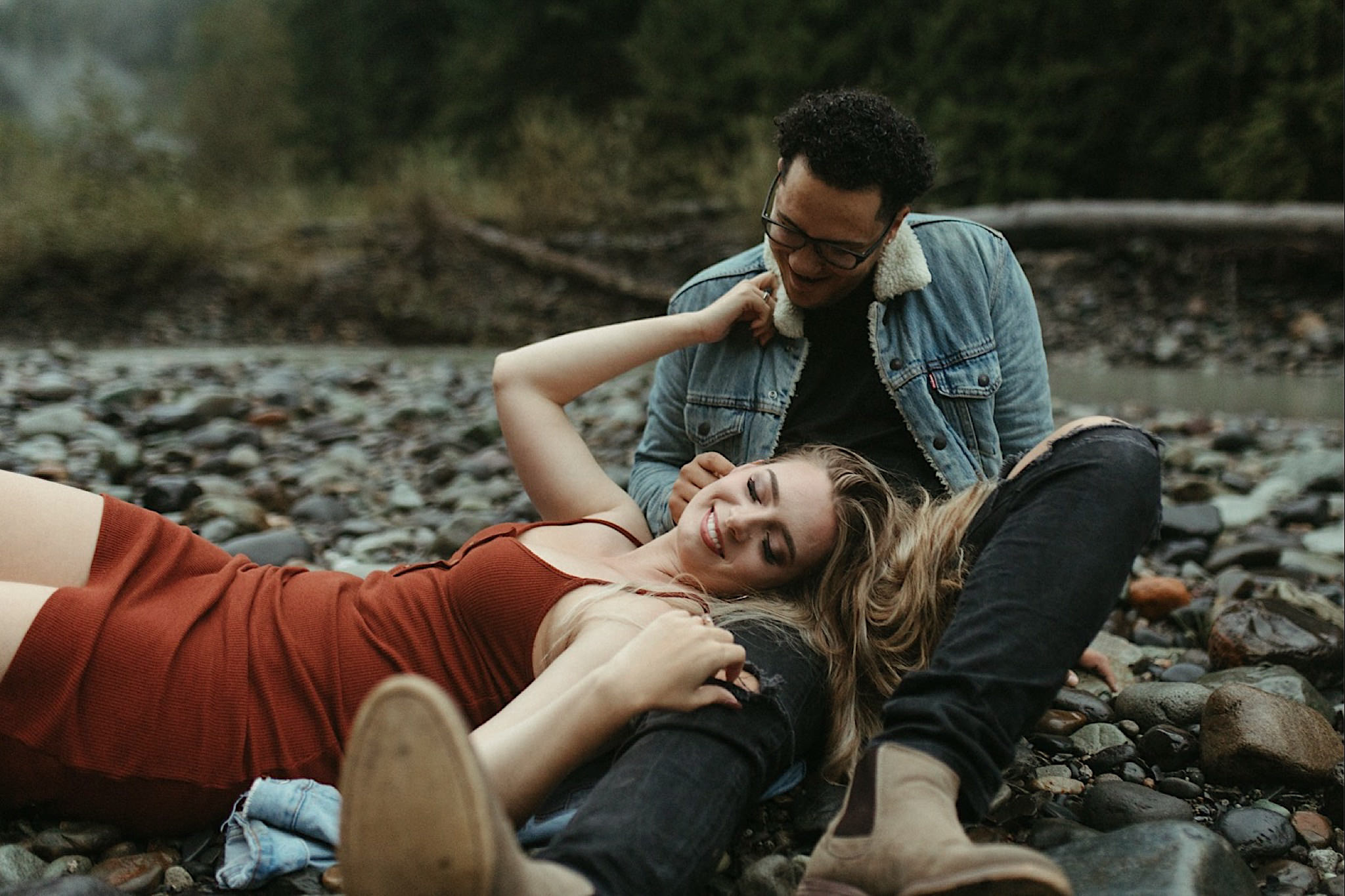 mount baker engagement photos