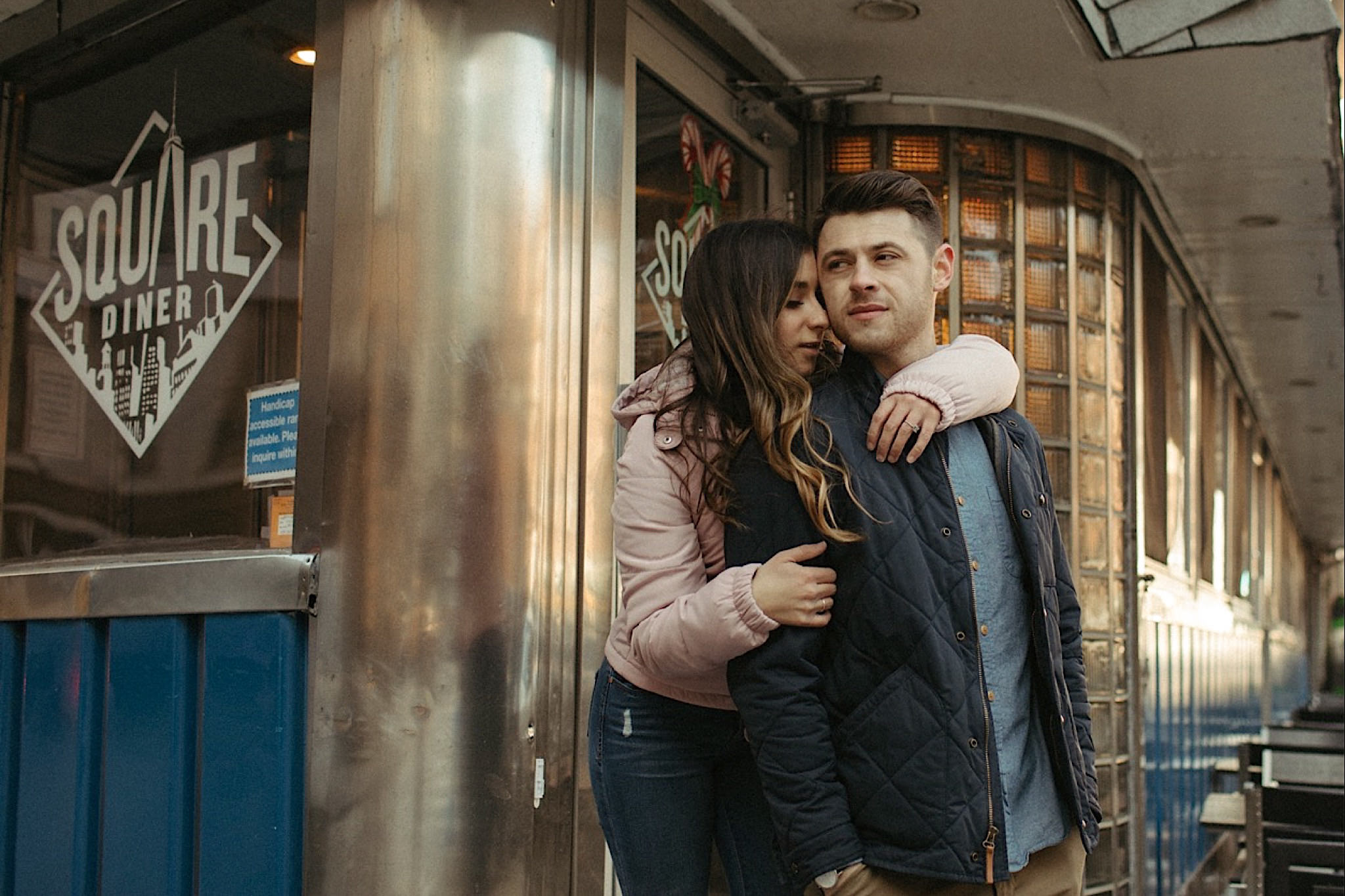tribeca nyc engagement photos