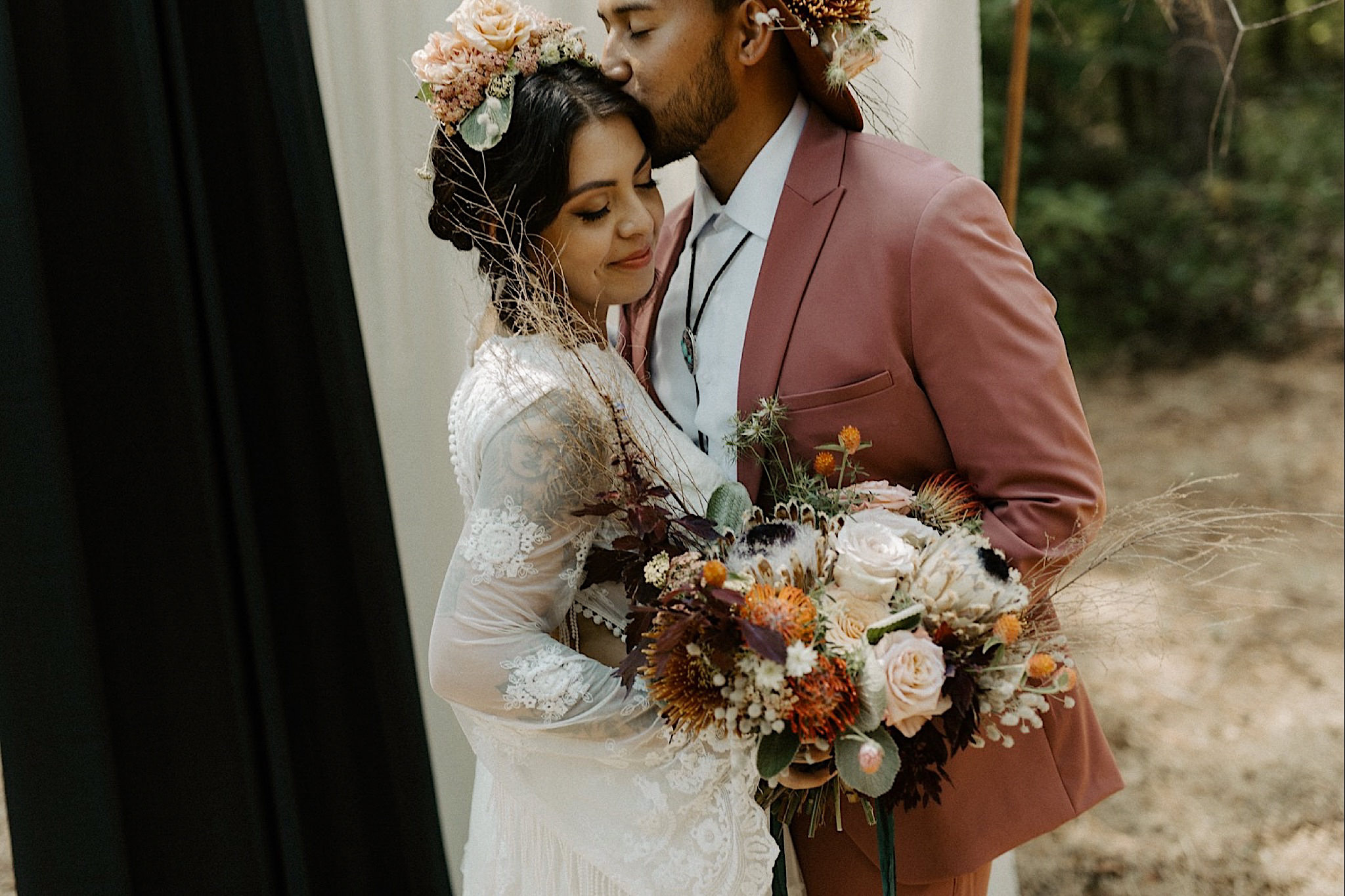 creative styled raleigh wedding