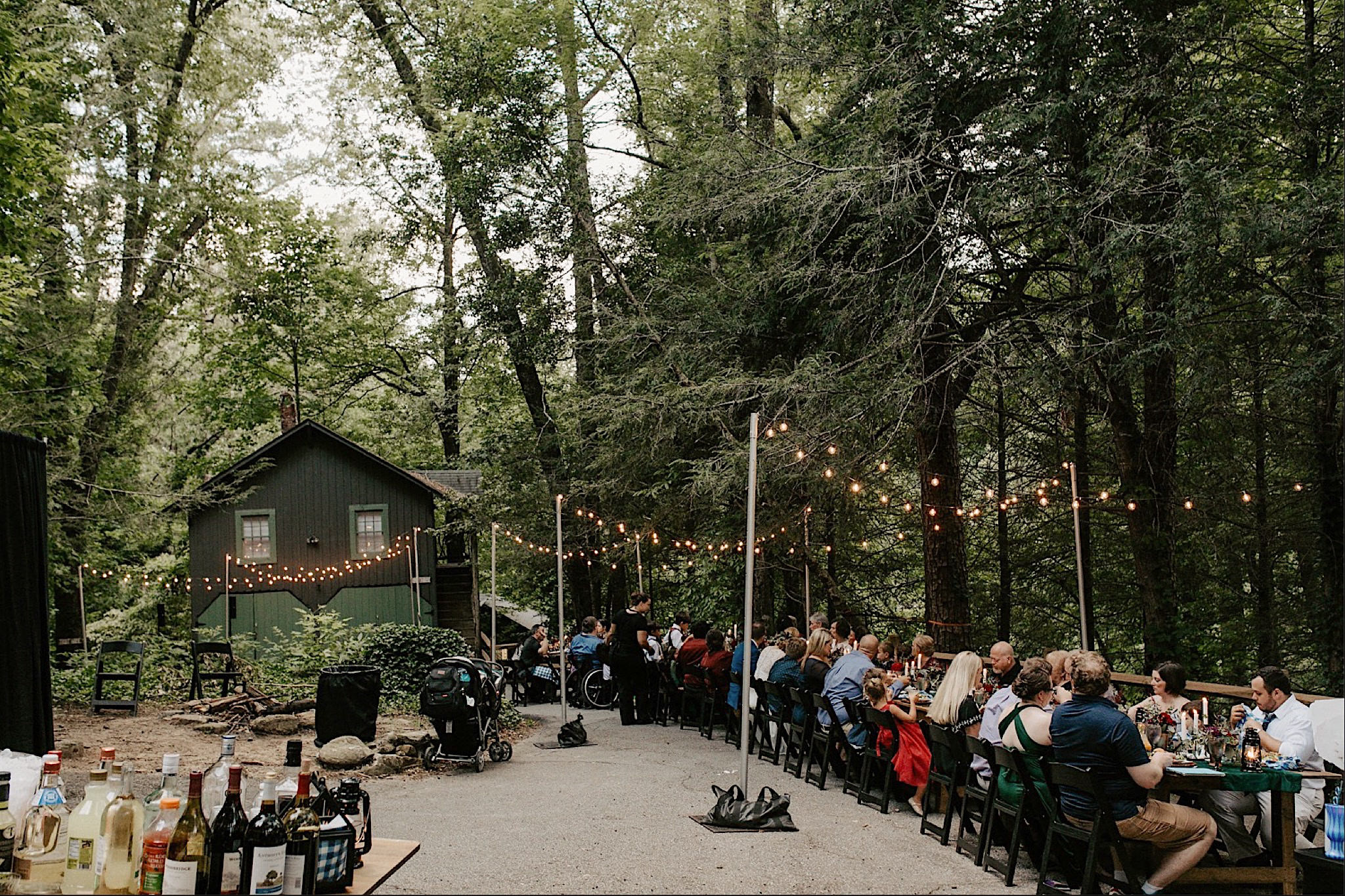 south carolina mountain cabin wedding