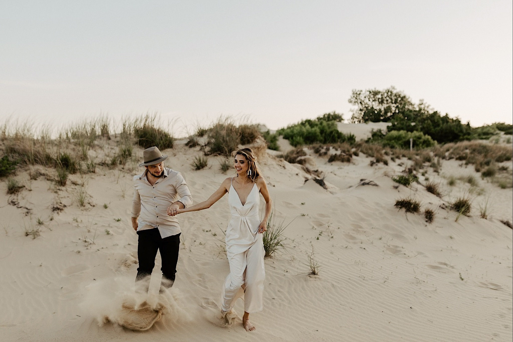 intimate desert elopement