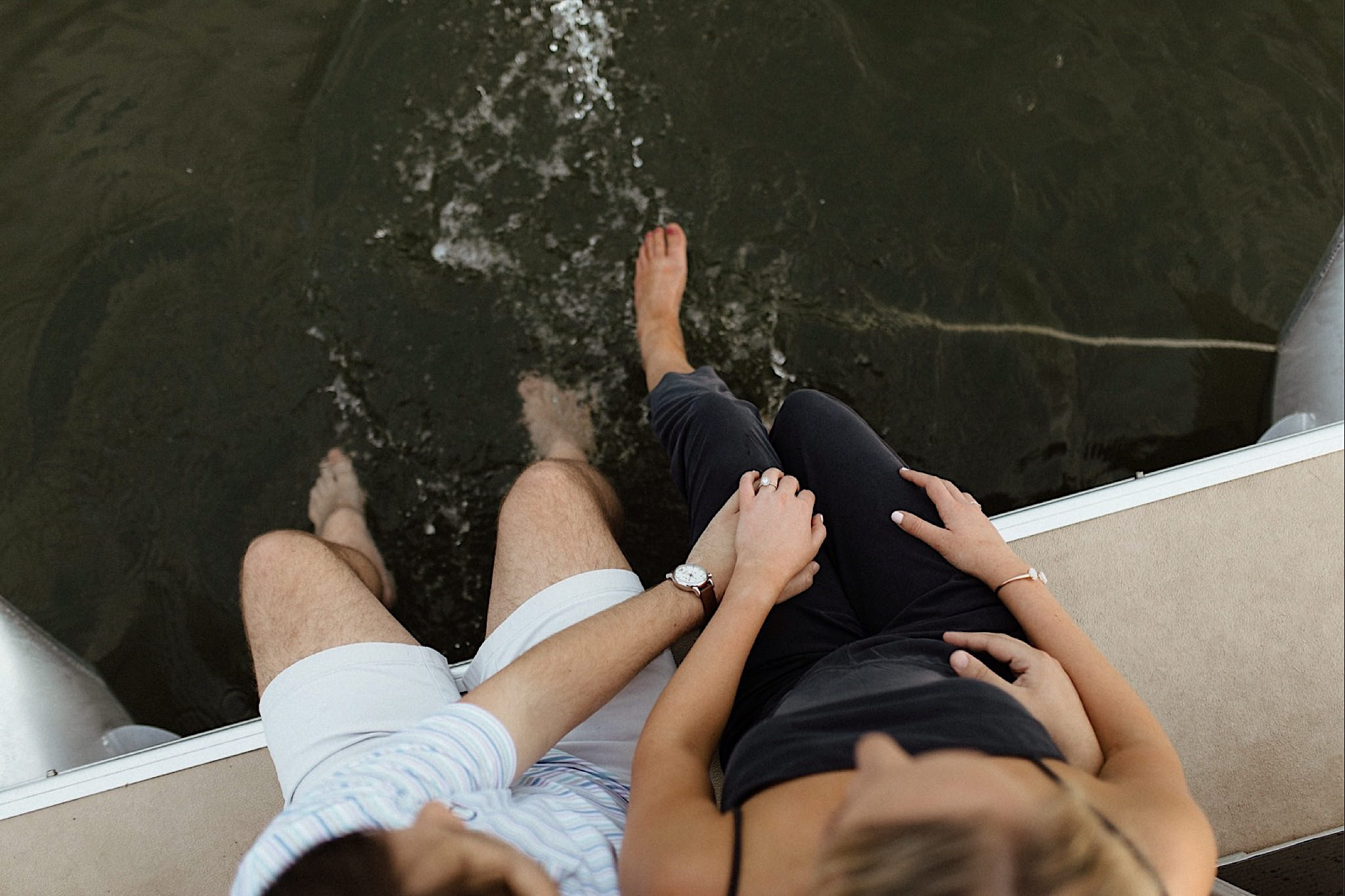 lake norman engagement session