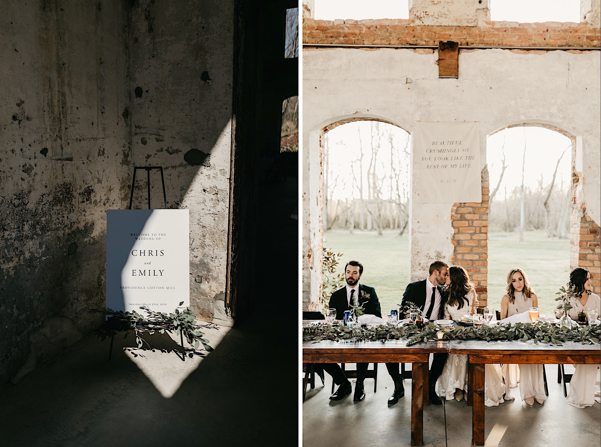 providence cotton mill wedding