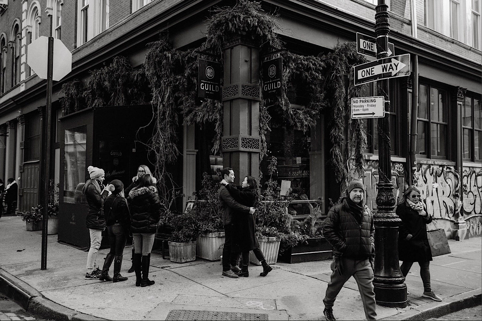 soho nyc engagement photos