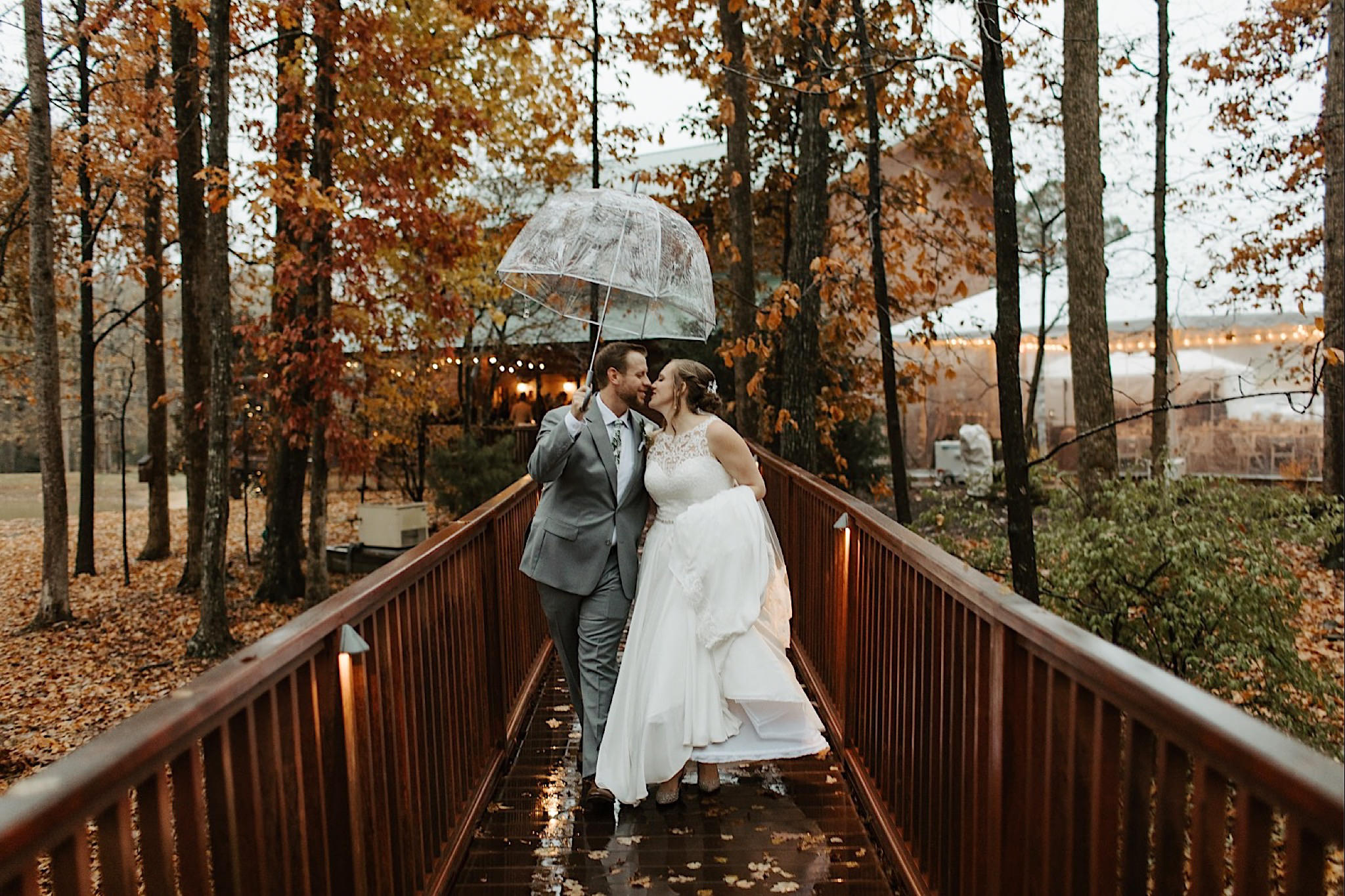 rainy chapel hill wedding