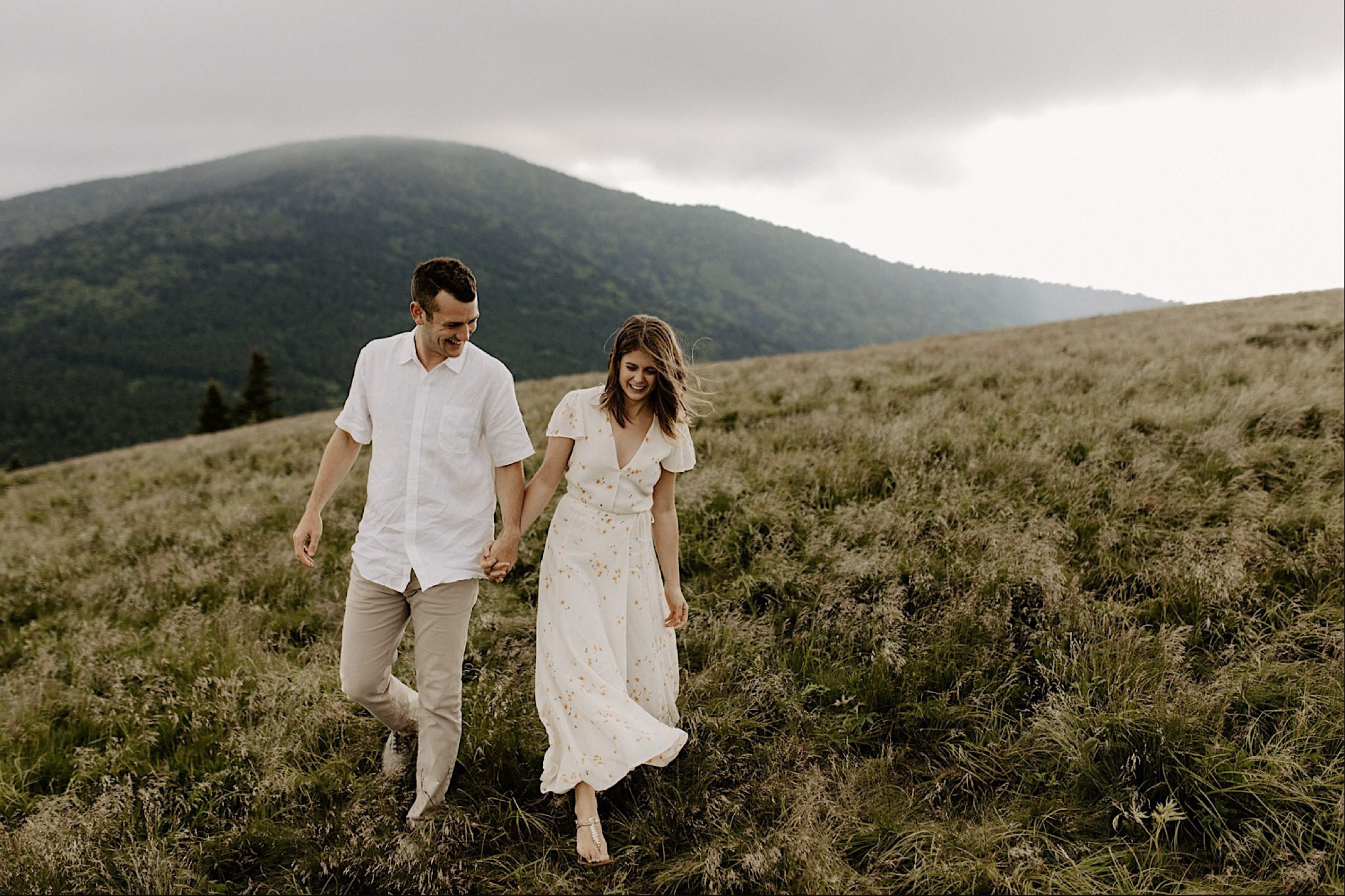 roan mountain engagement photography