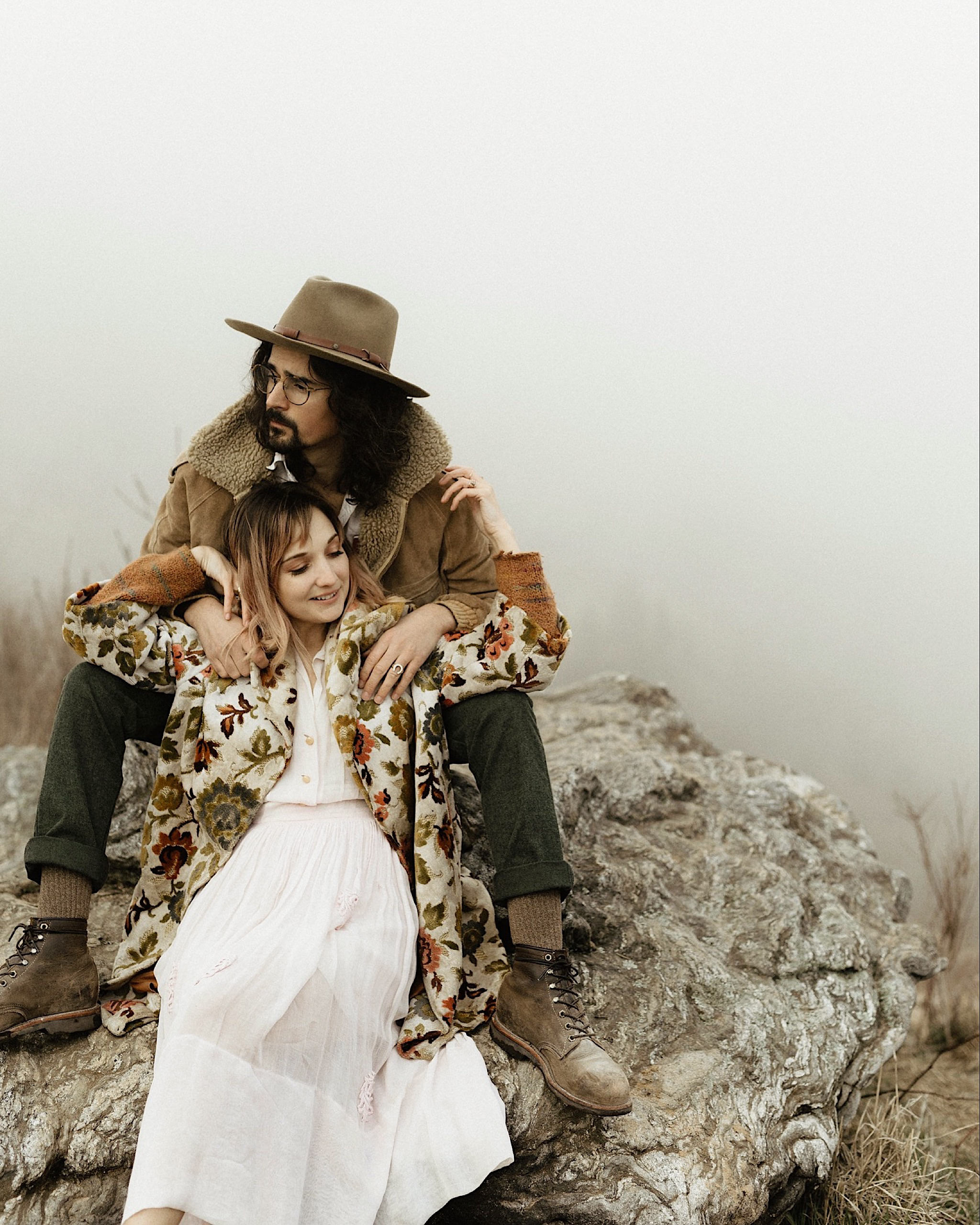 foggy moody black balsam knob photos