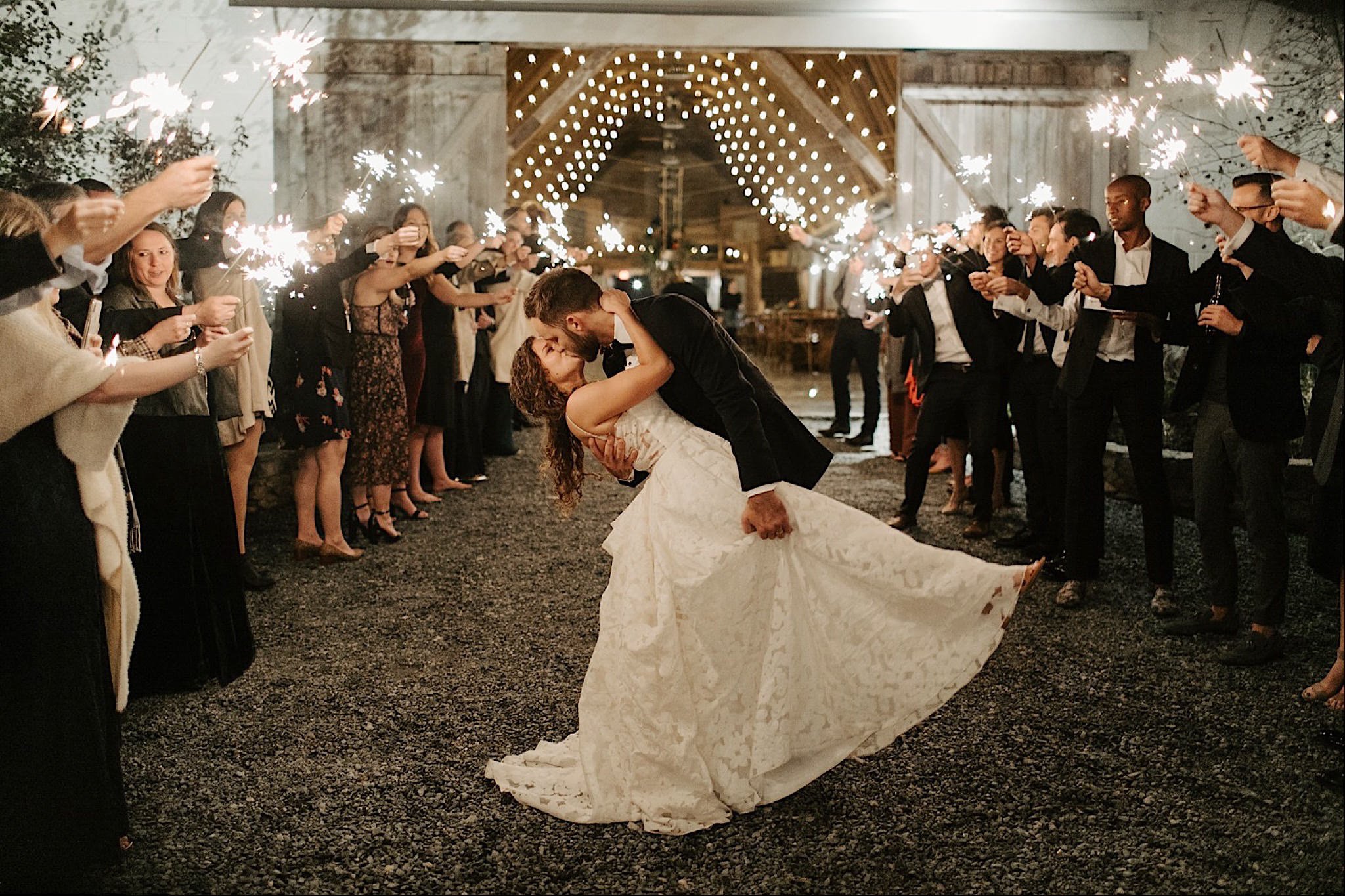 overlook barn wedding