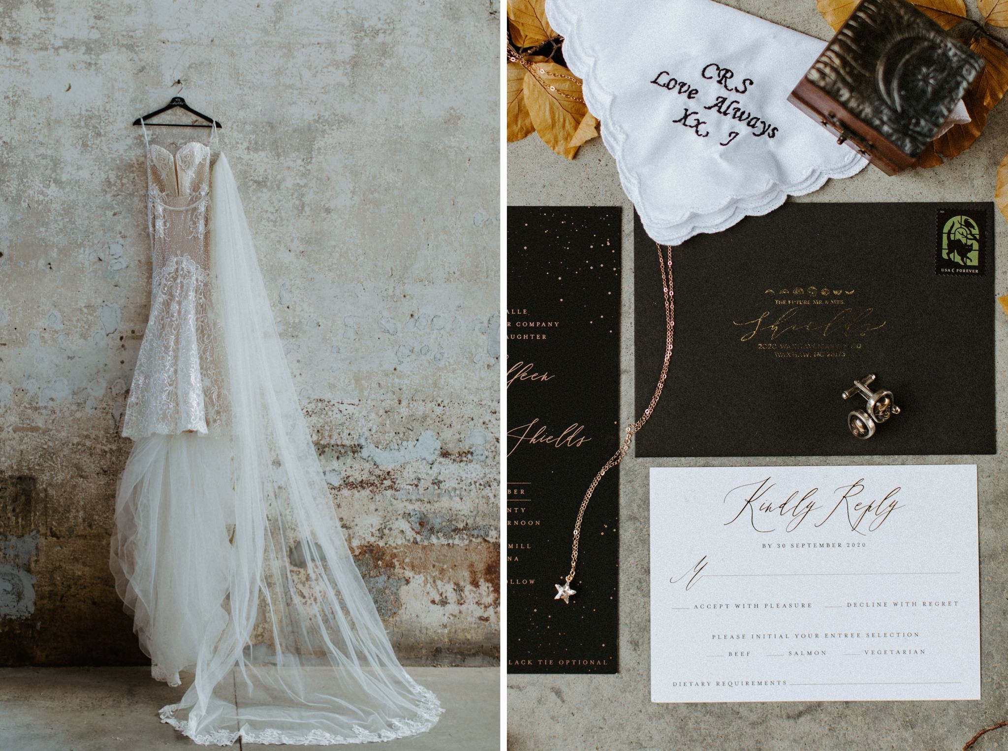 Wedding details at Providence Cotton Mill