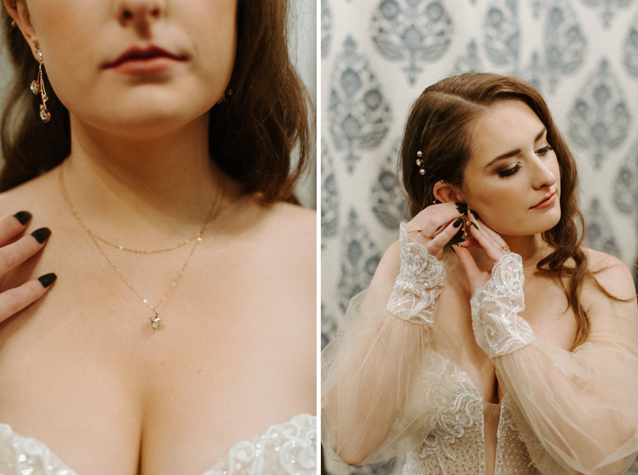 Getting ready at Providence Cotton Mill Wedding
