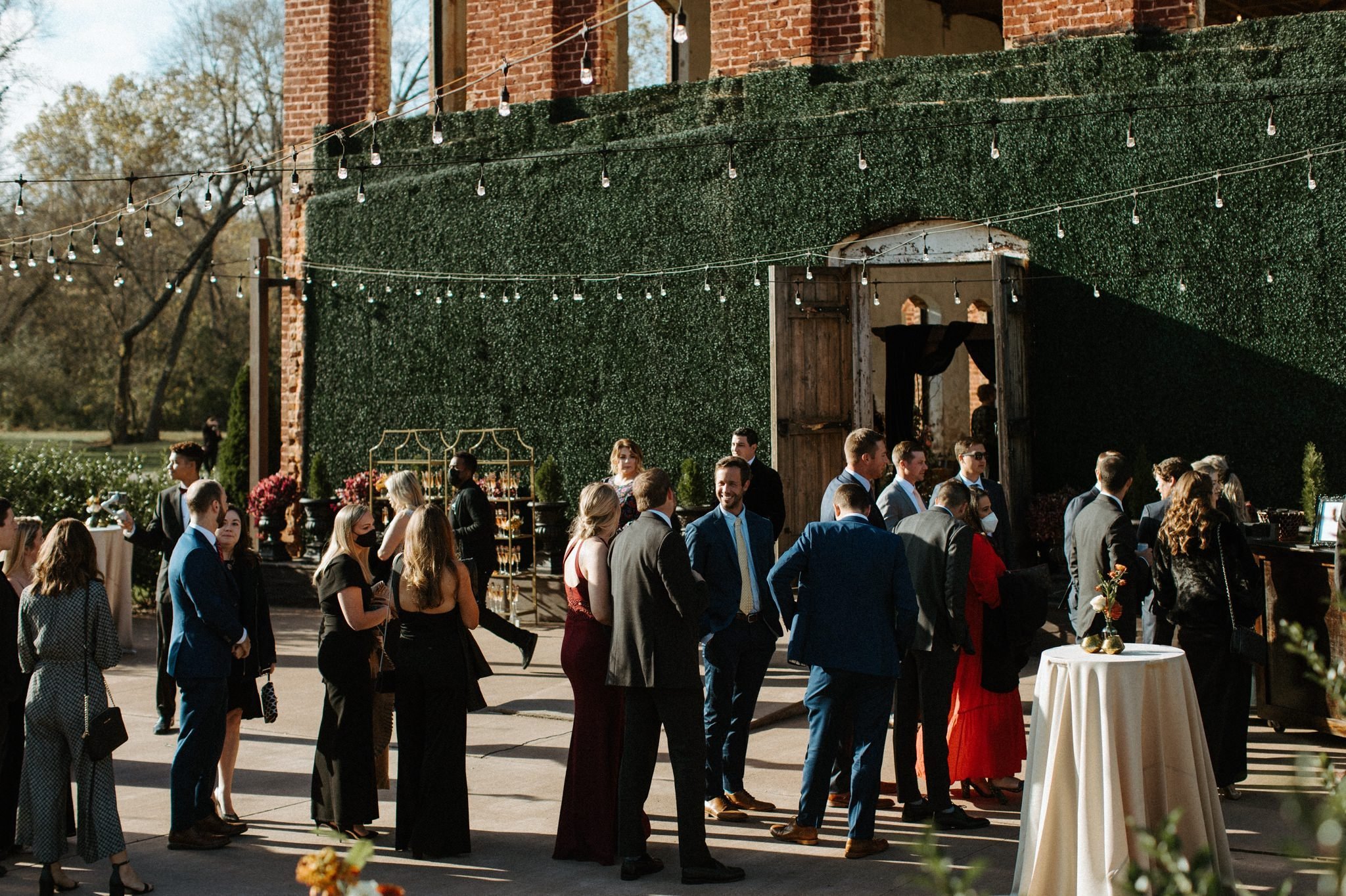 cocktail hour at providence cotton mill