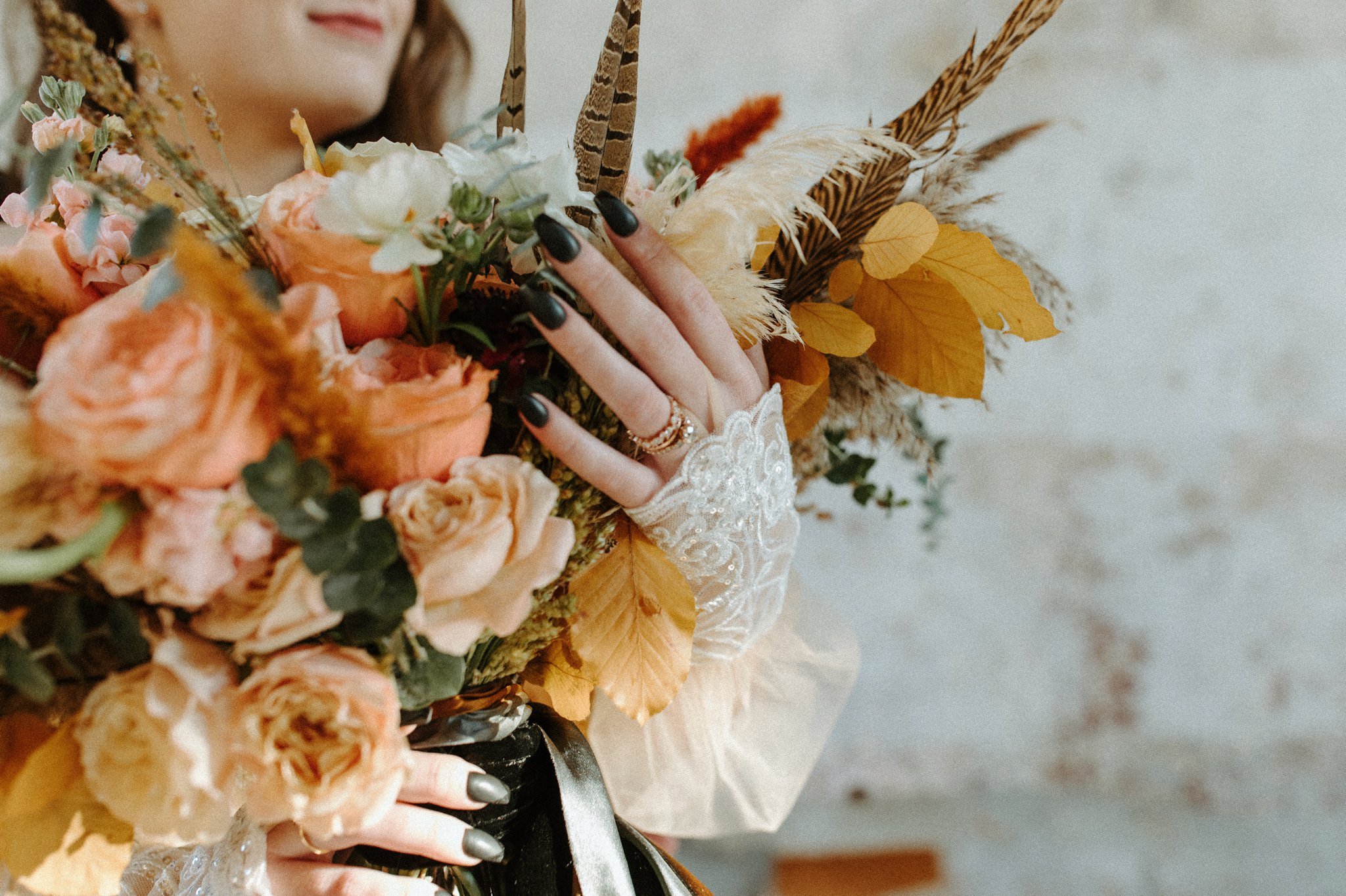 fall wedding florals