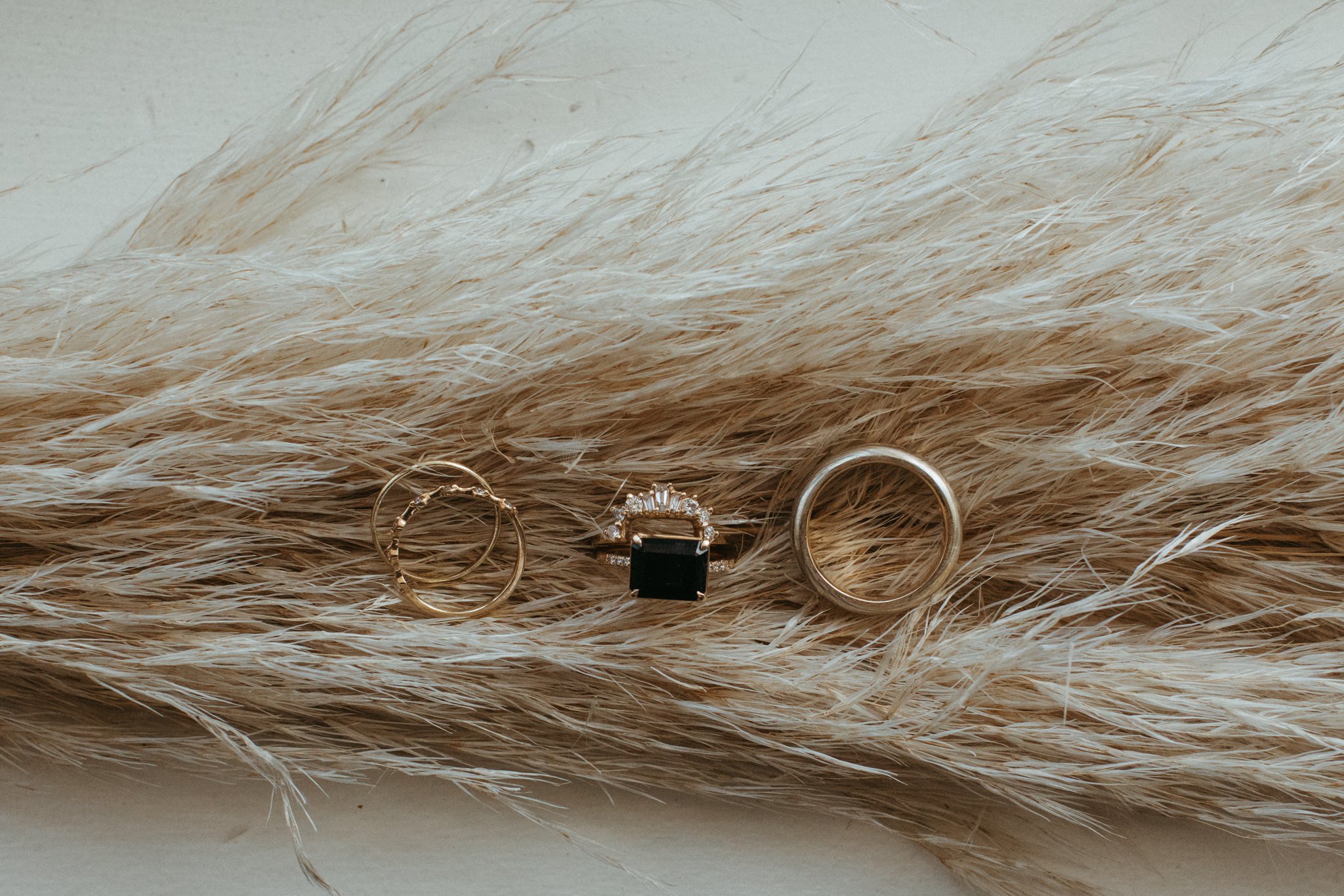 onyx engagement ring