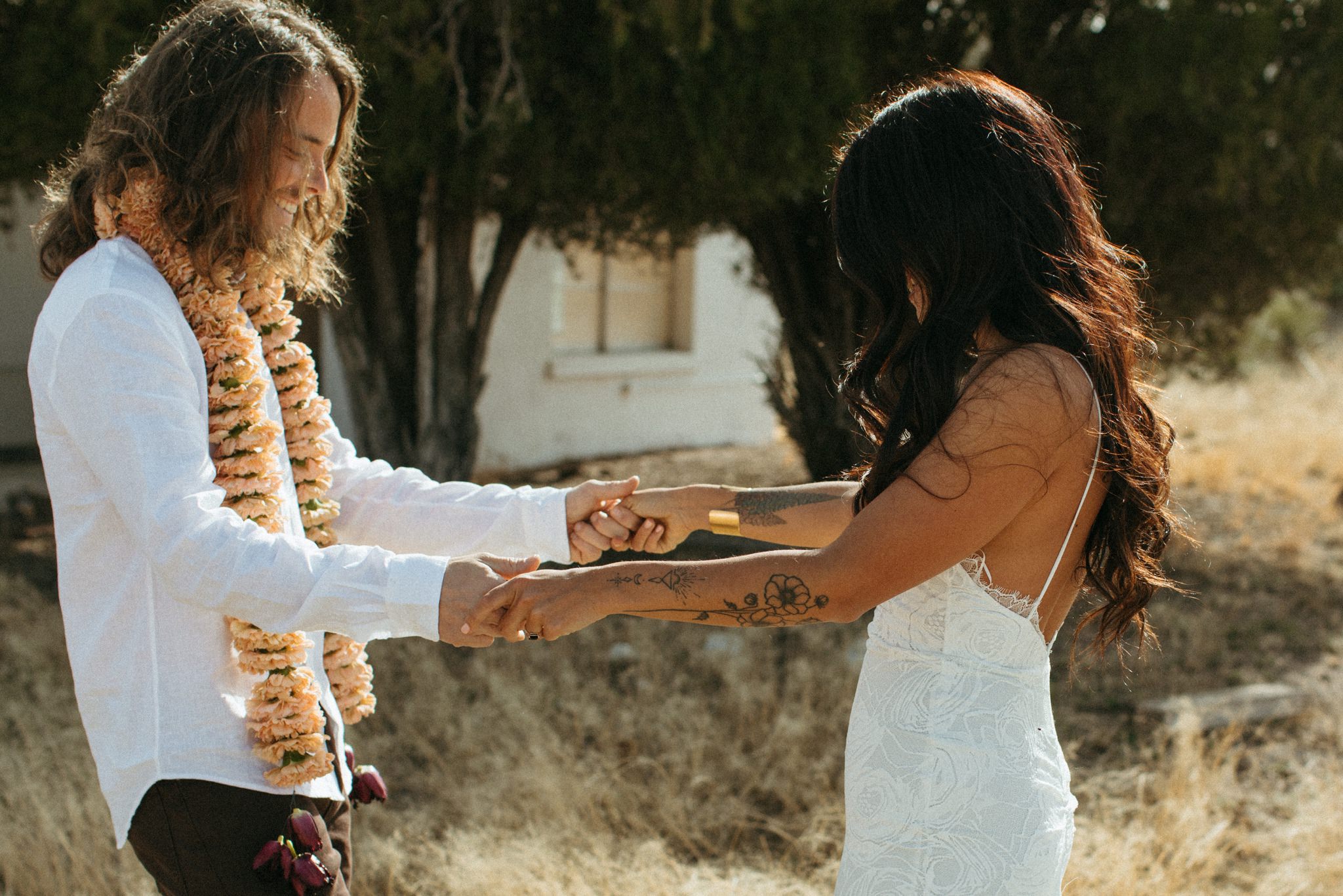 marfa elopement first look