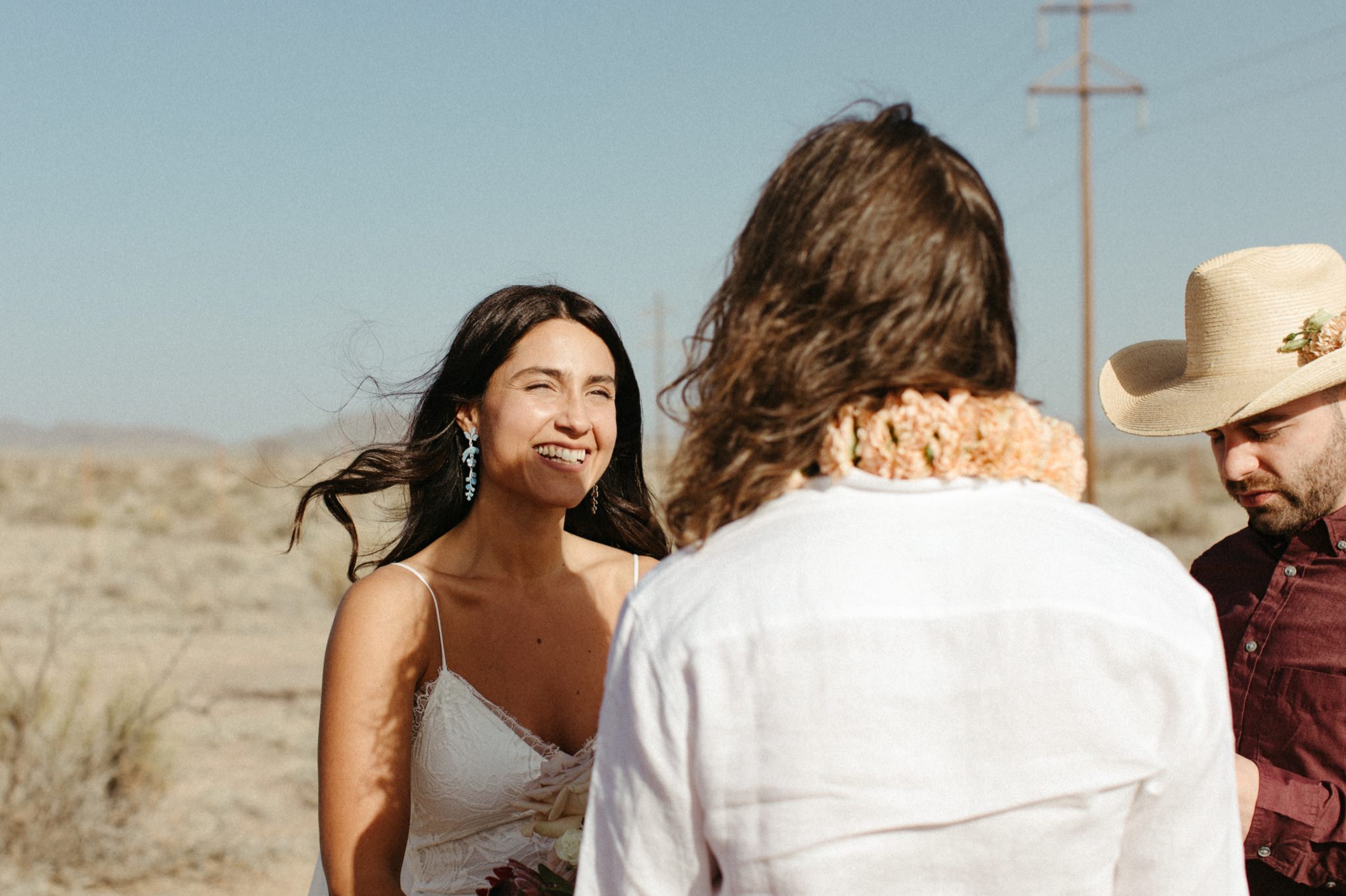 intimate marfa, texas wedding