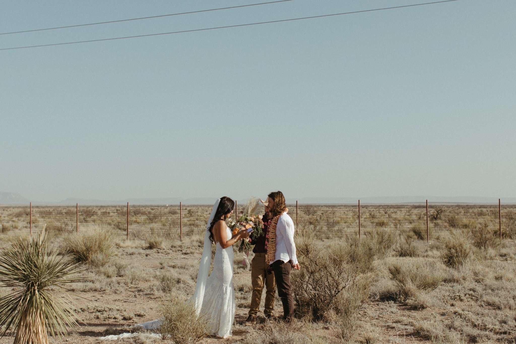 far west texas desert elopement