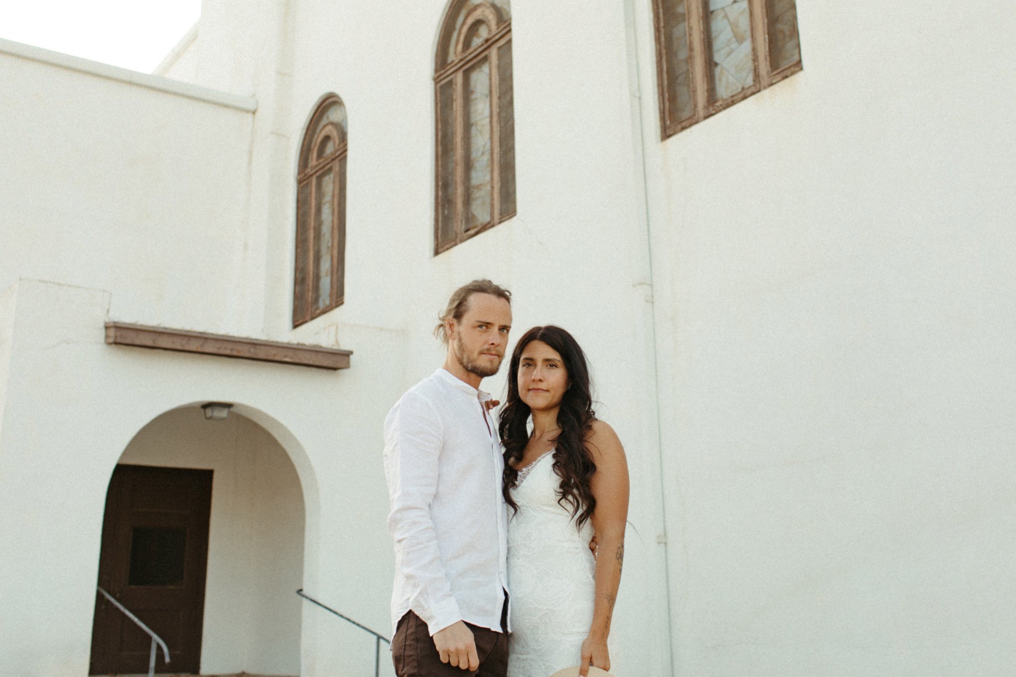 downtown marfa elopement photos