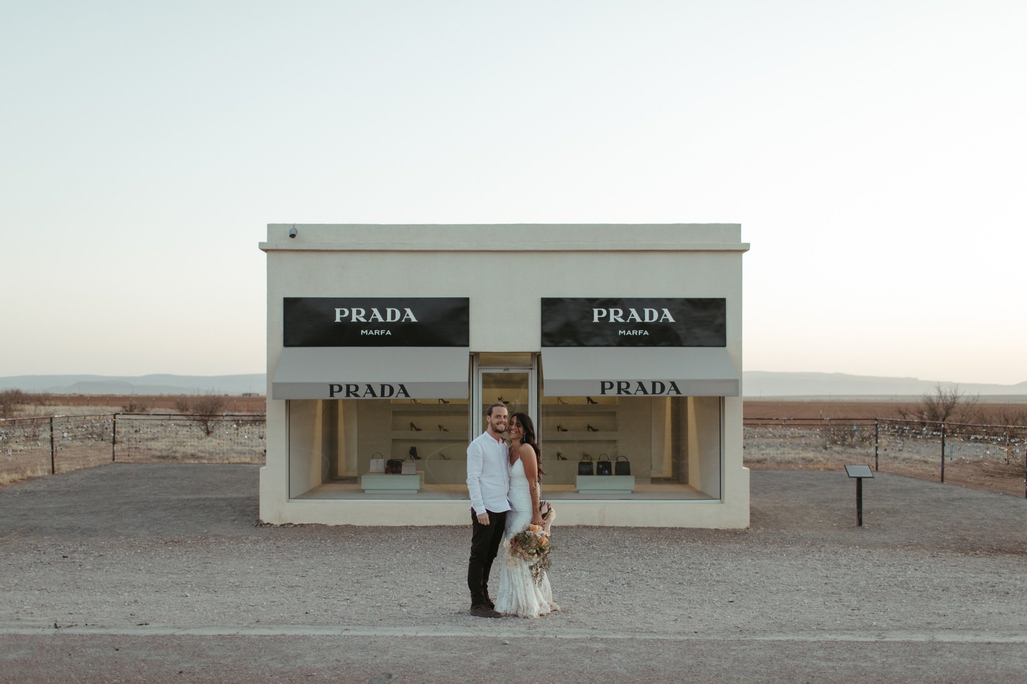 prada marfa elopement photos