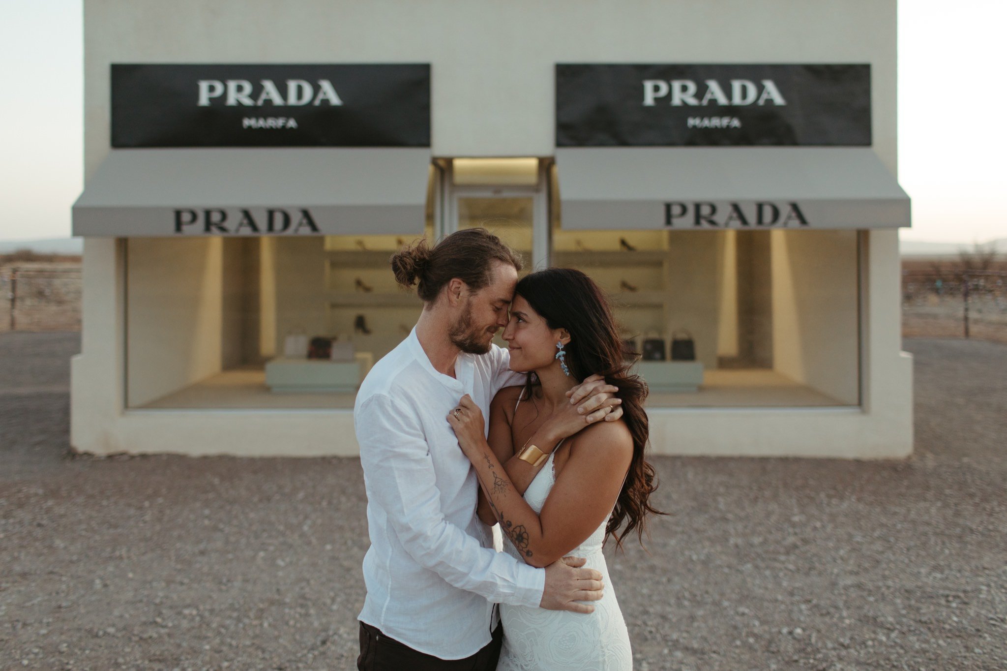 prada marfa elopement photos