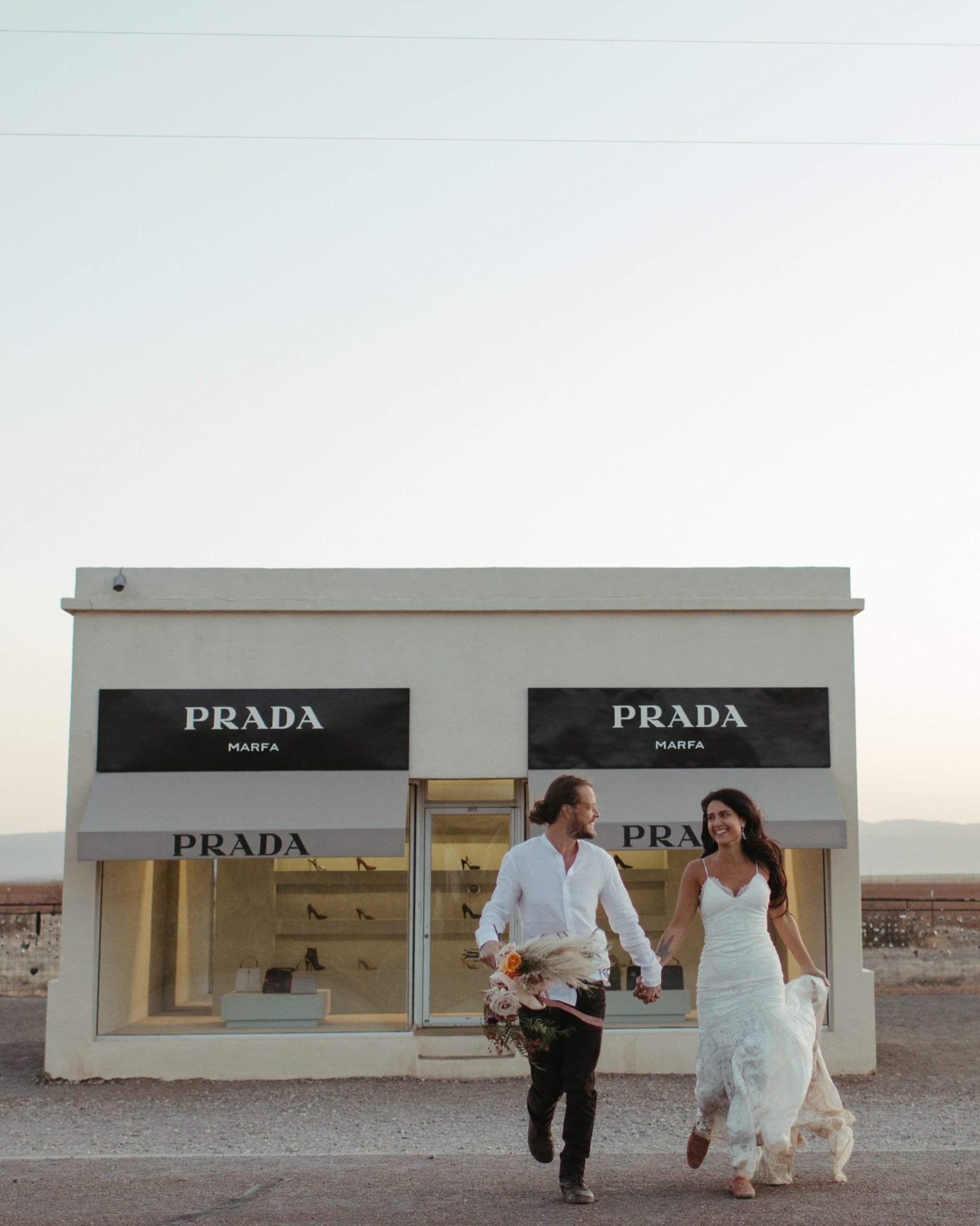 prada marfa elopement photos