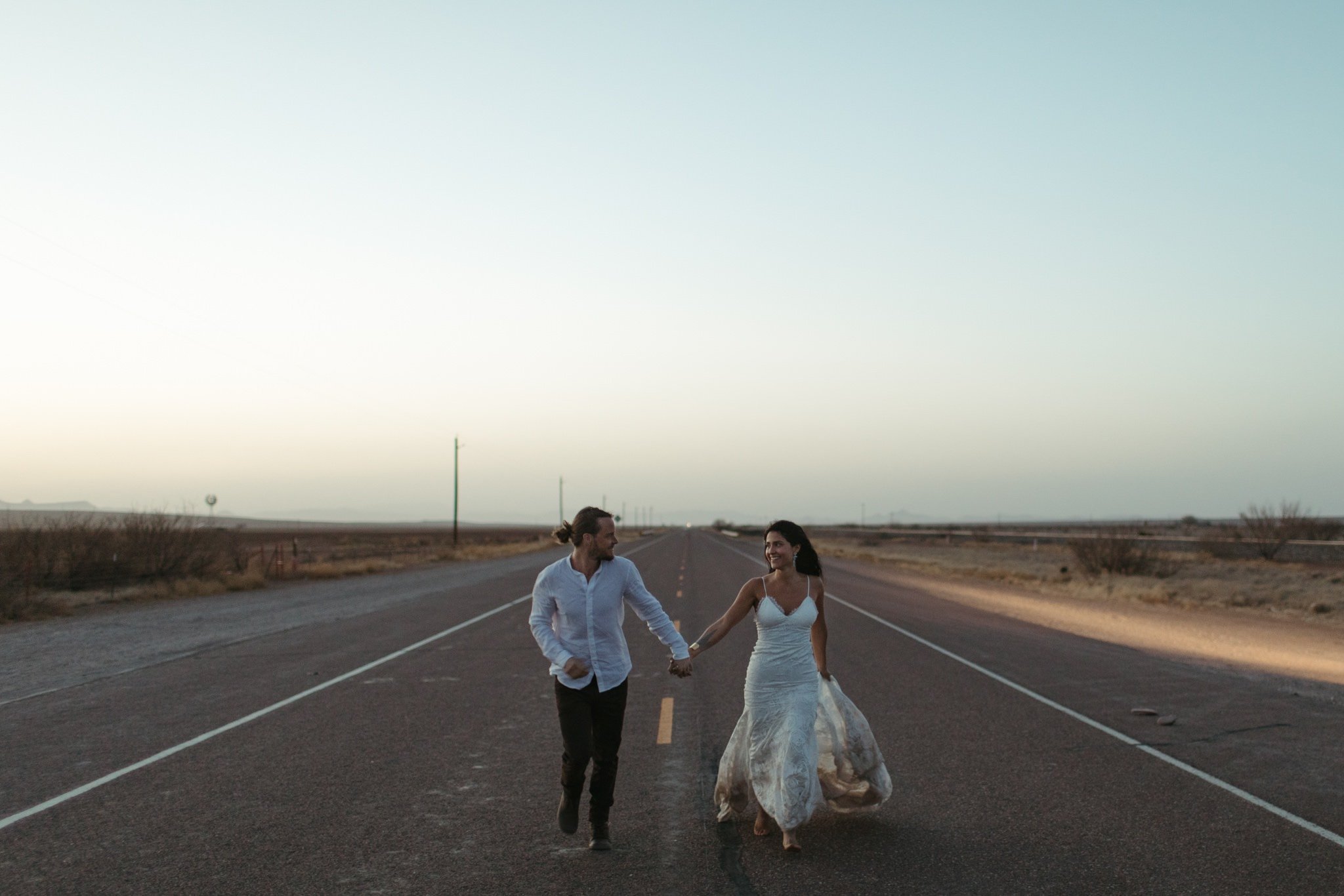 far west desert elopement photos