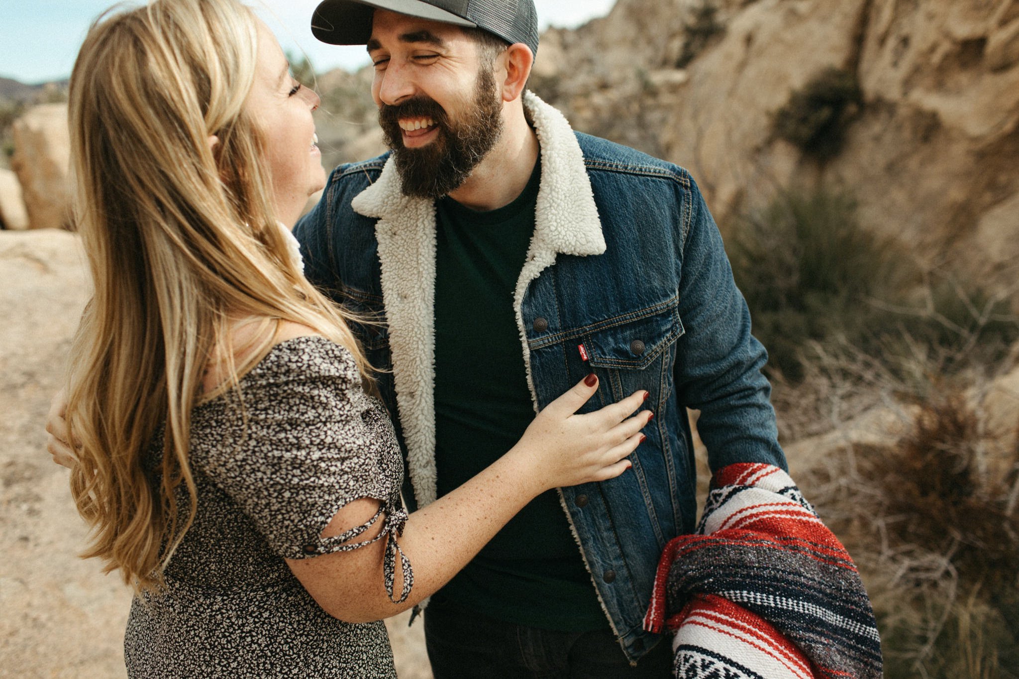 joshua tree california engagement