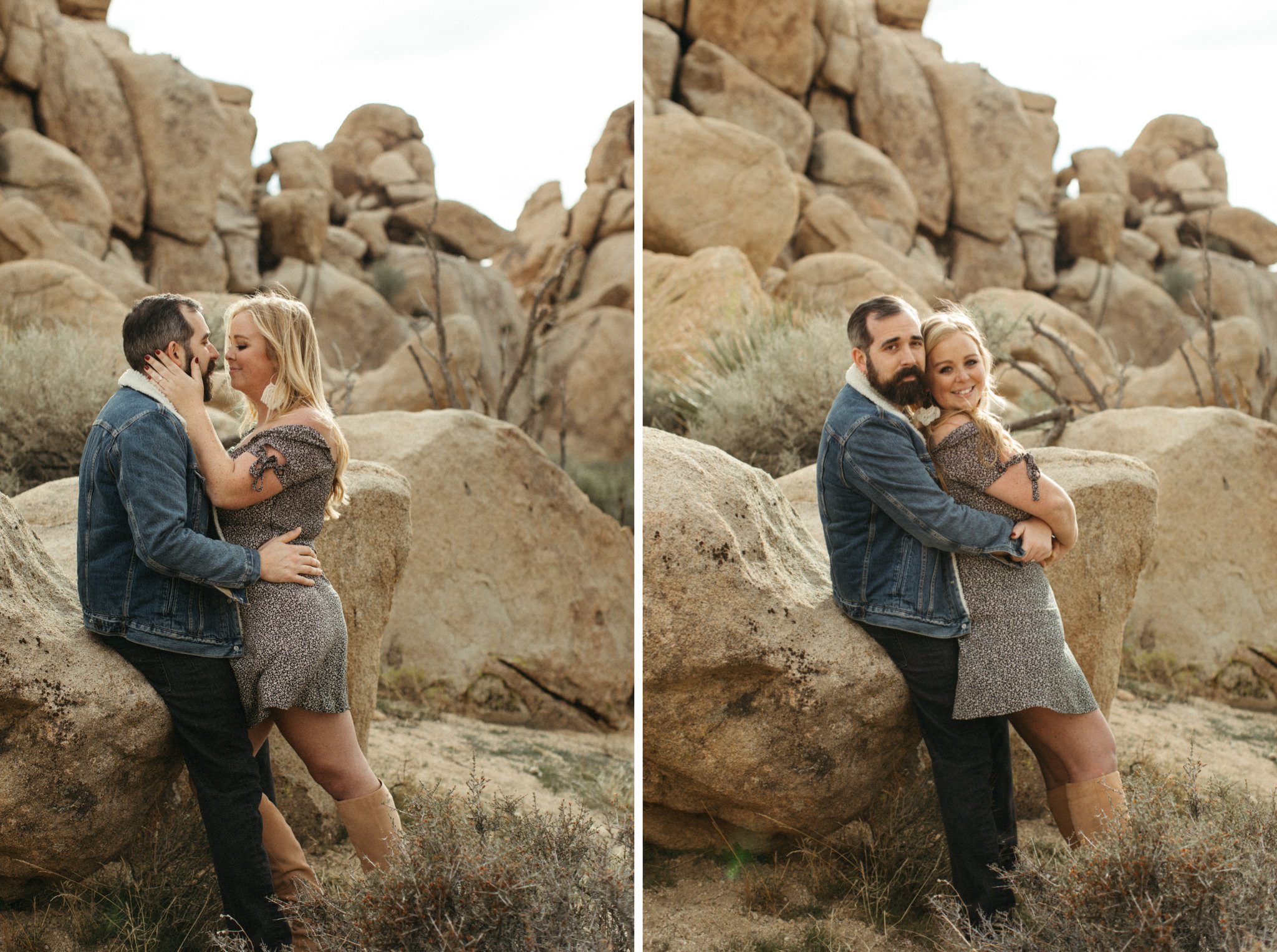 joshua tree engagement session