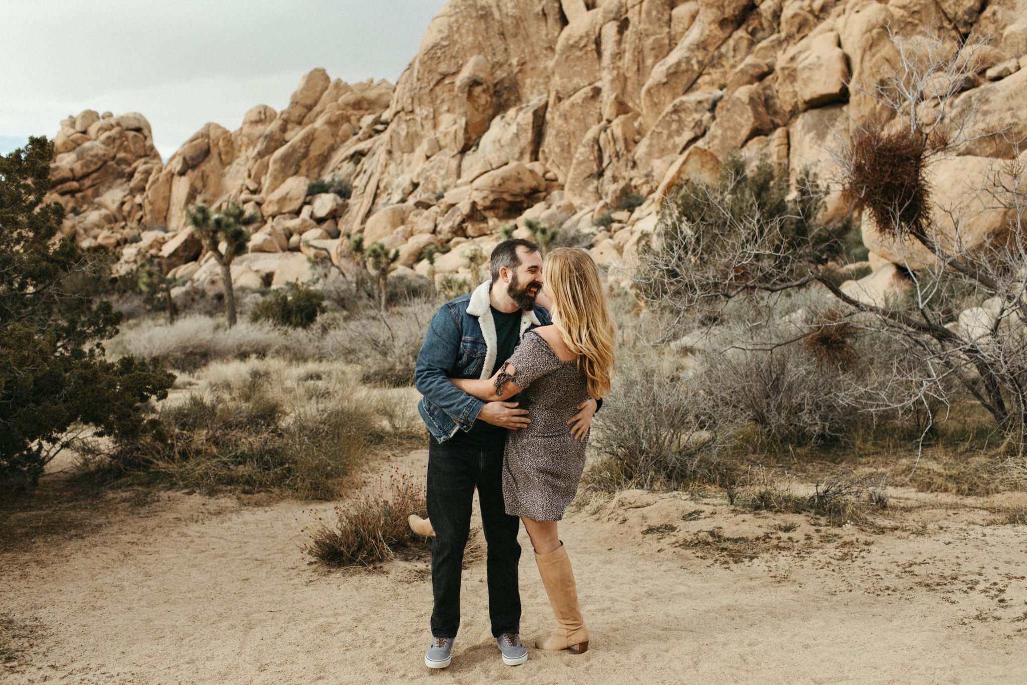 joshua tree engagement session