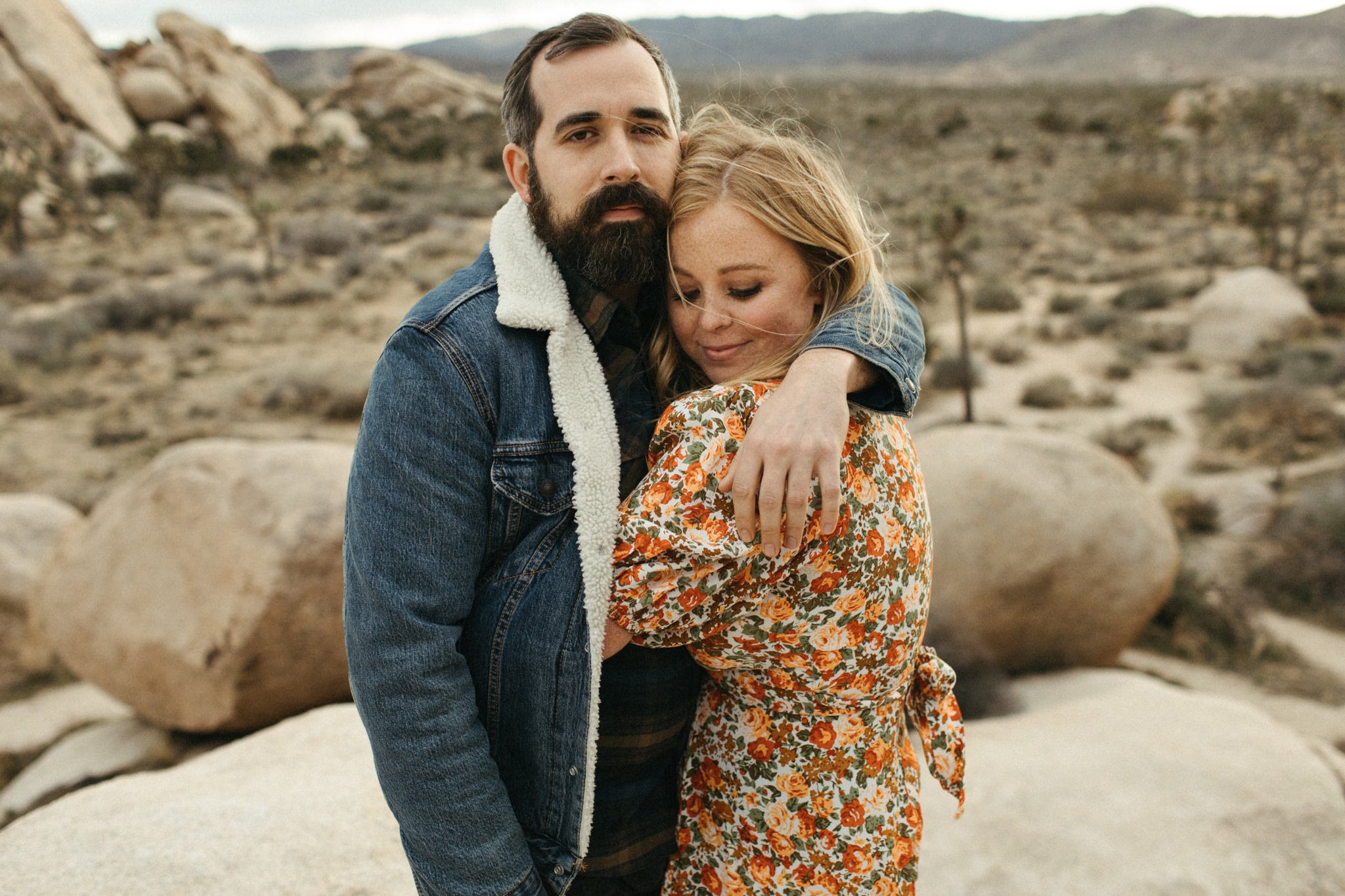 joshua tree engagement session