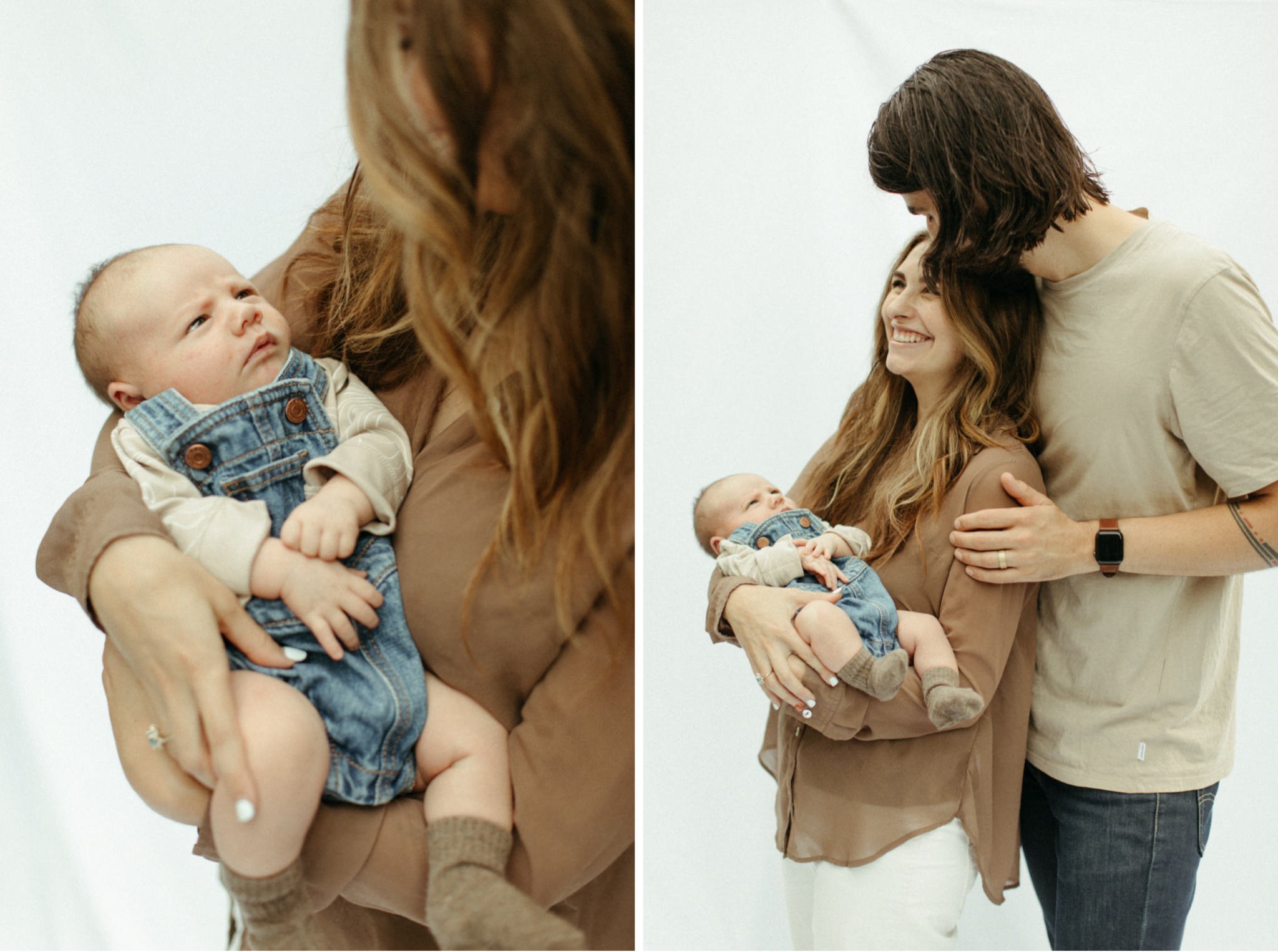 modern minimal family photos