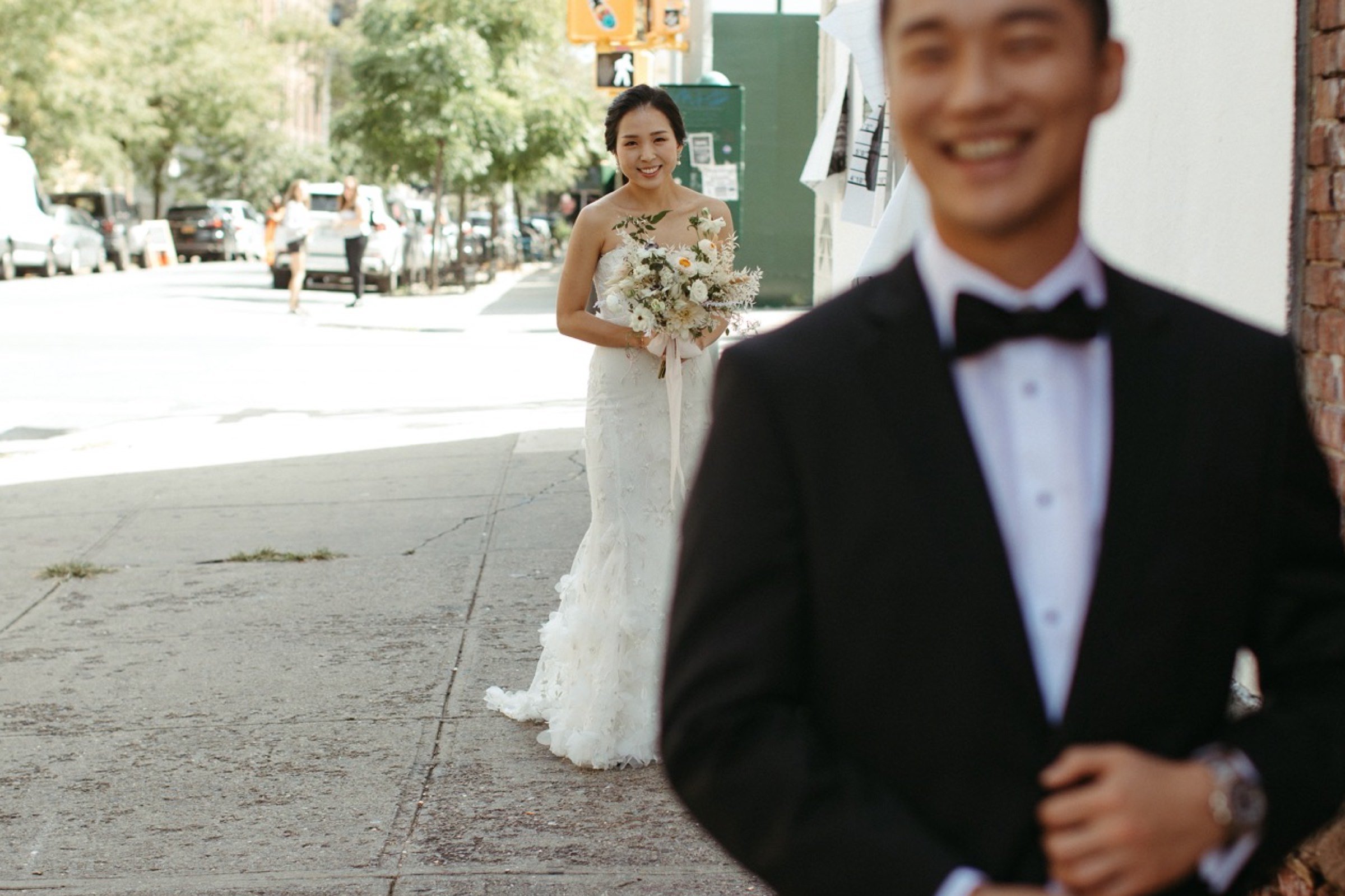 wedding first look brooklyn