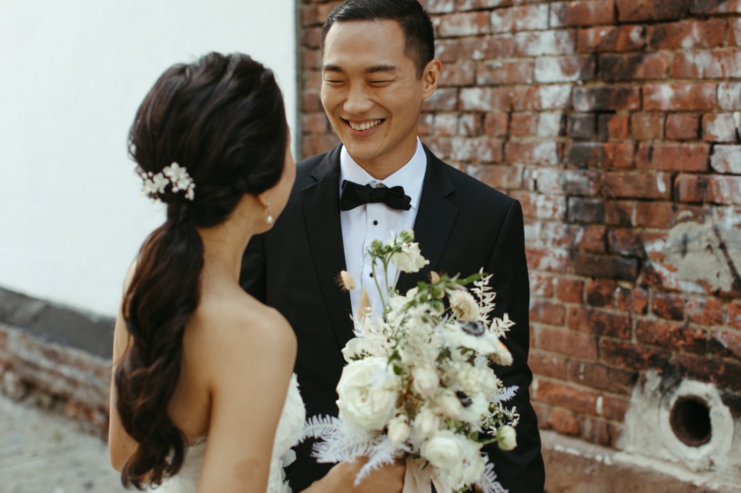 wedding first look brooklyn