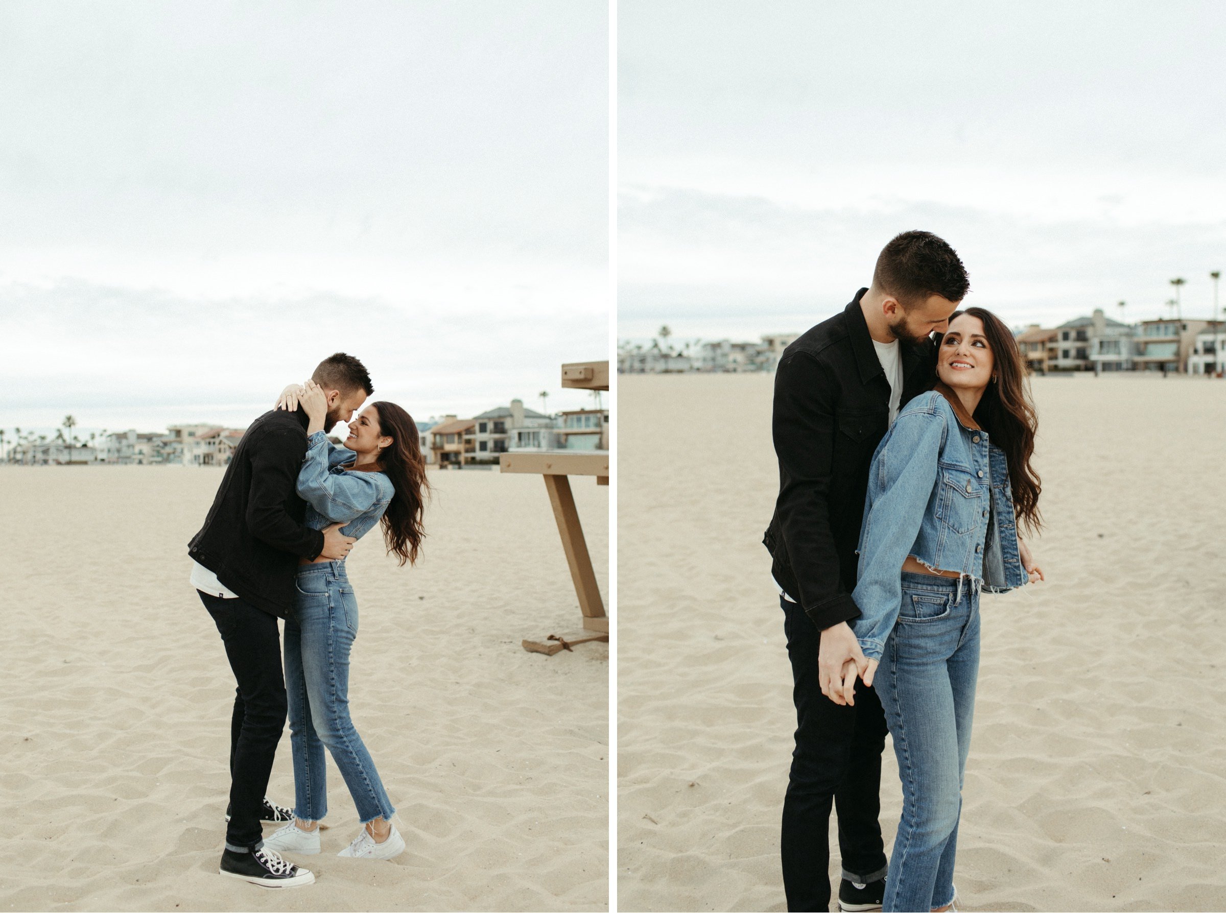 los angeles engagement session