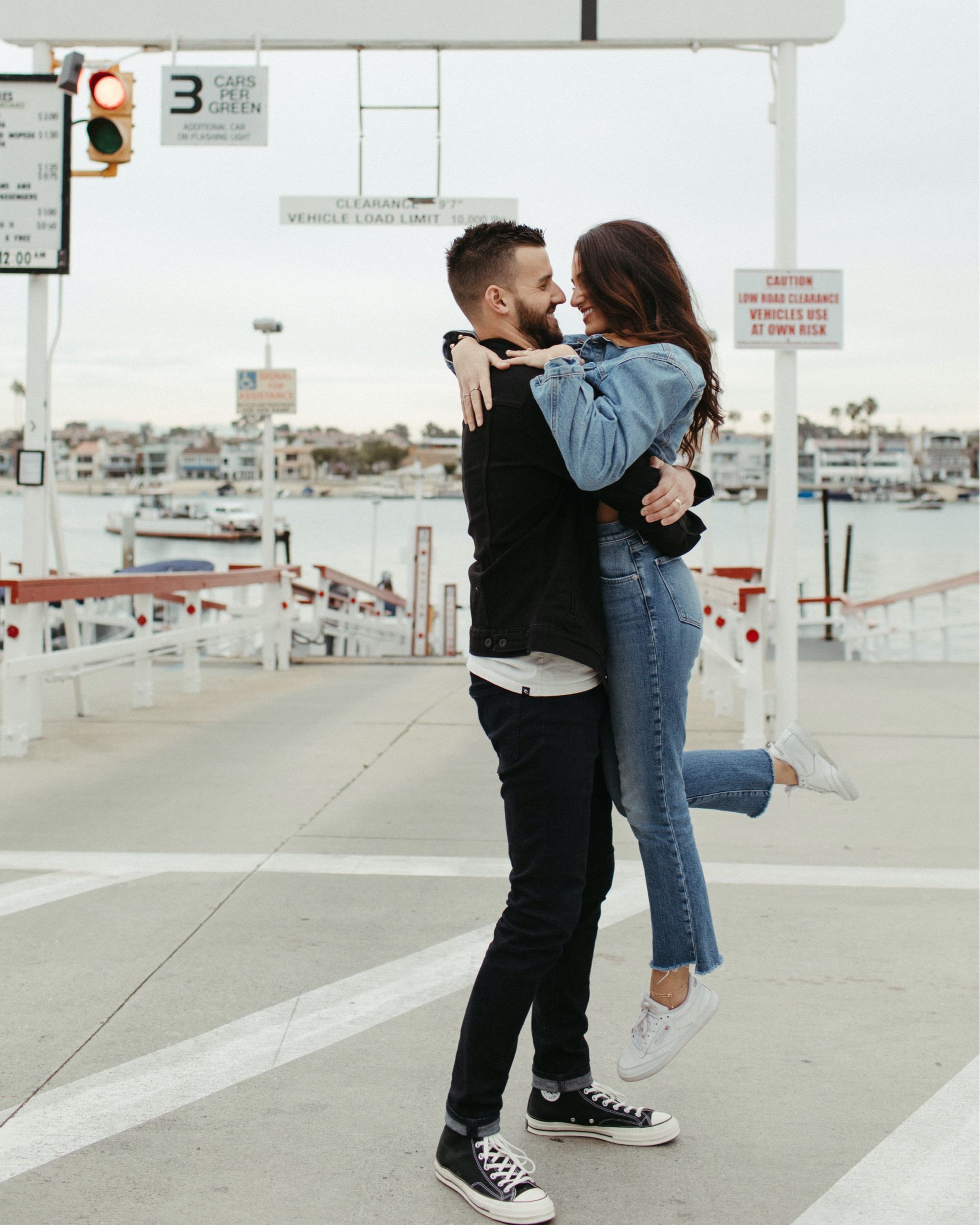 newport beach engagement session