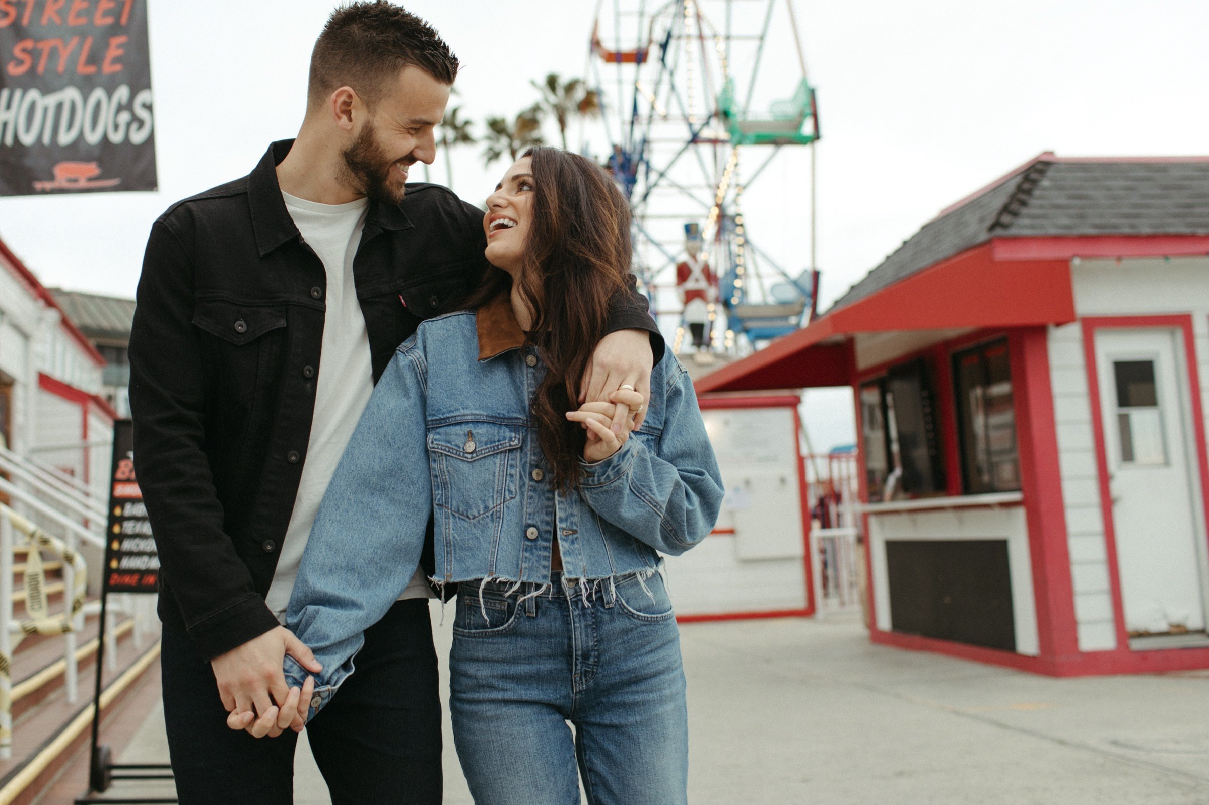 los angeles engagement photos