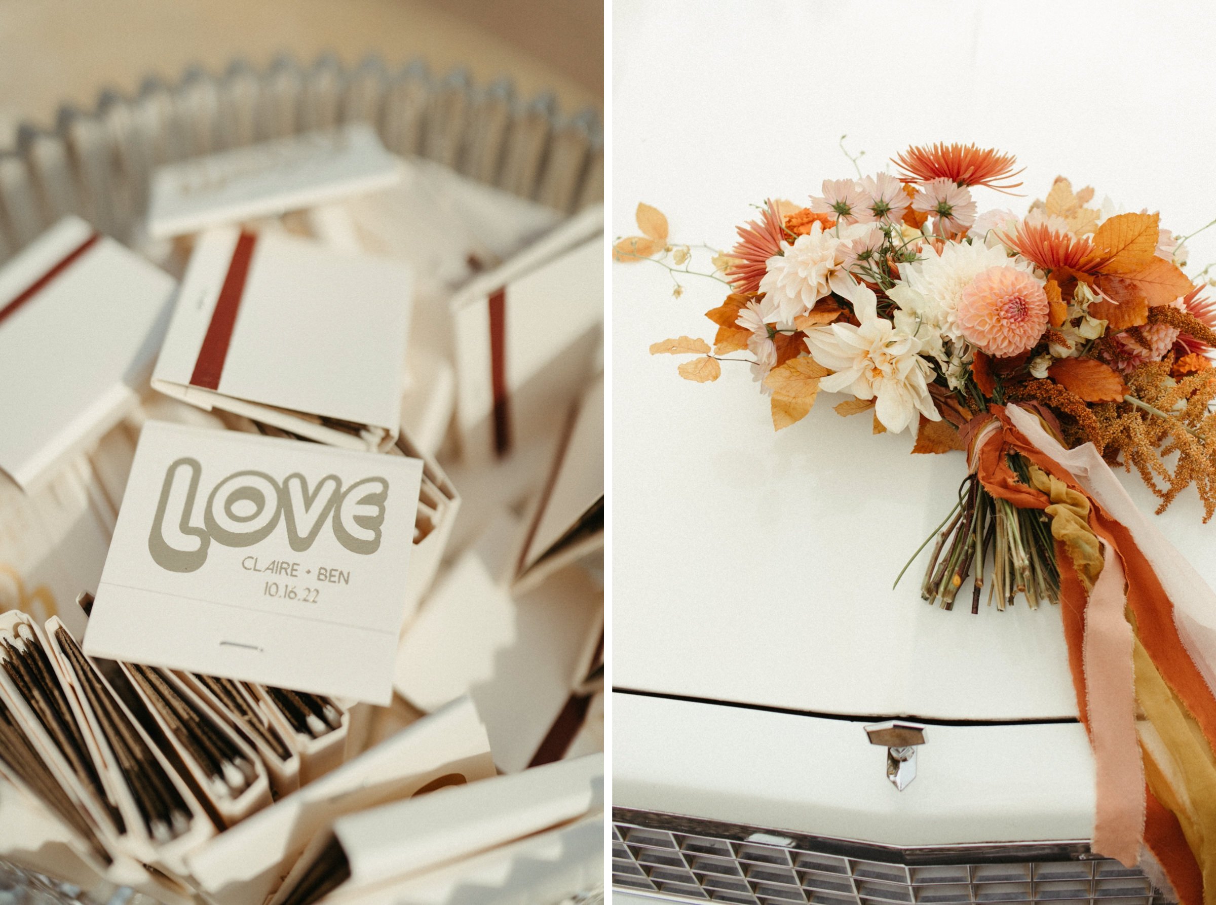 wedding matches favors