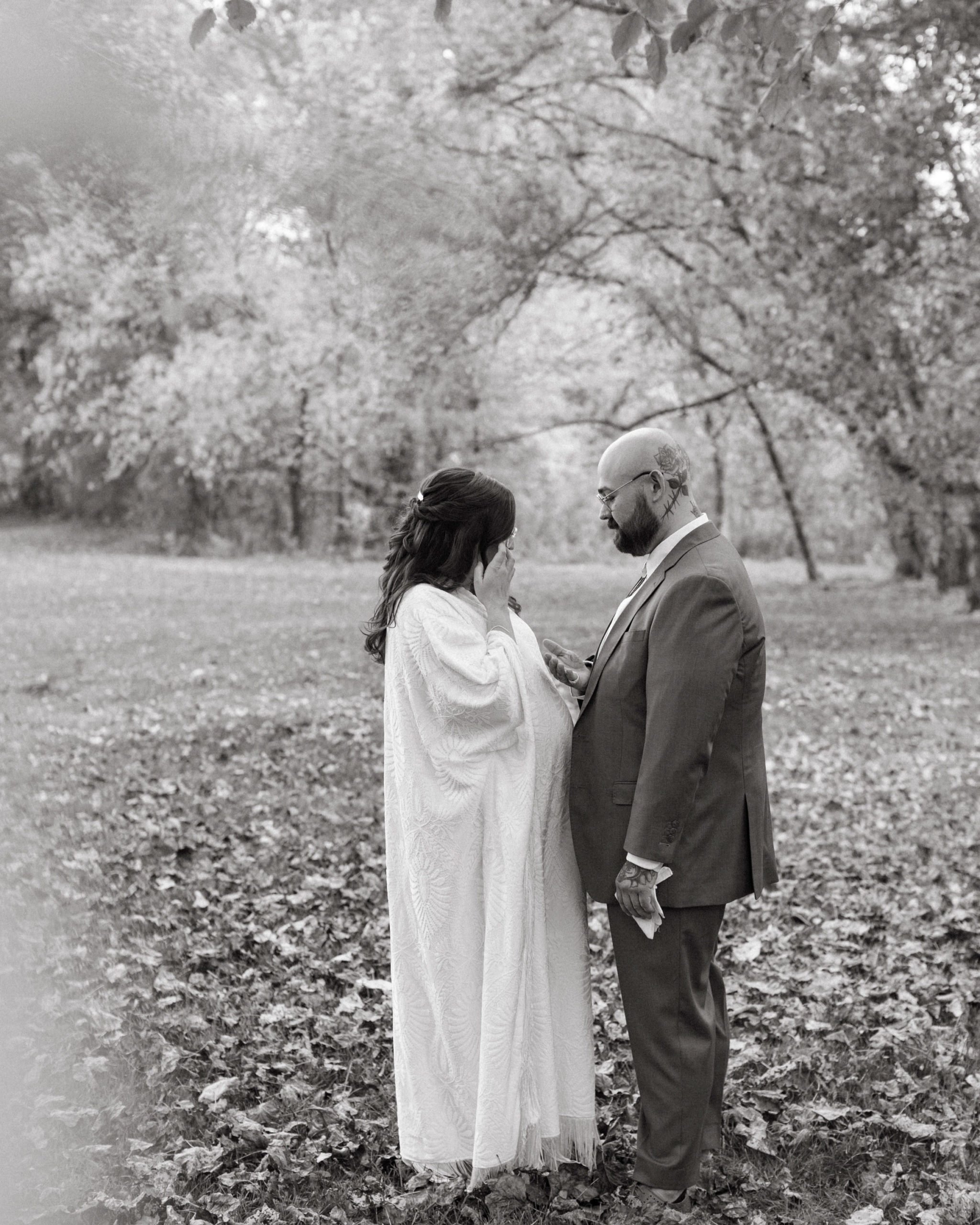 wedding first look