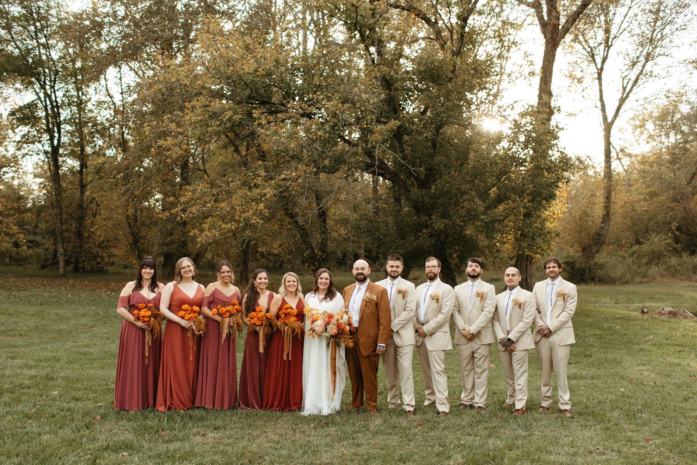 fall wedding providence cotton mill