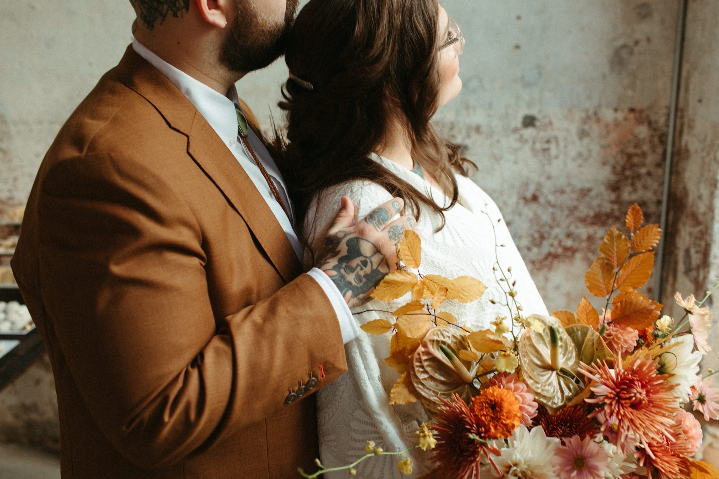 providence cotton mill wedding photos