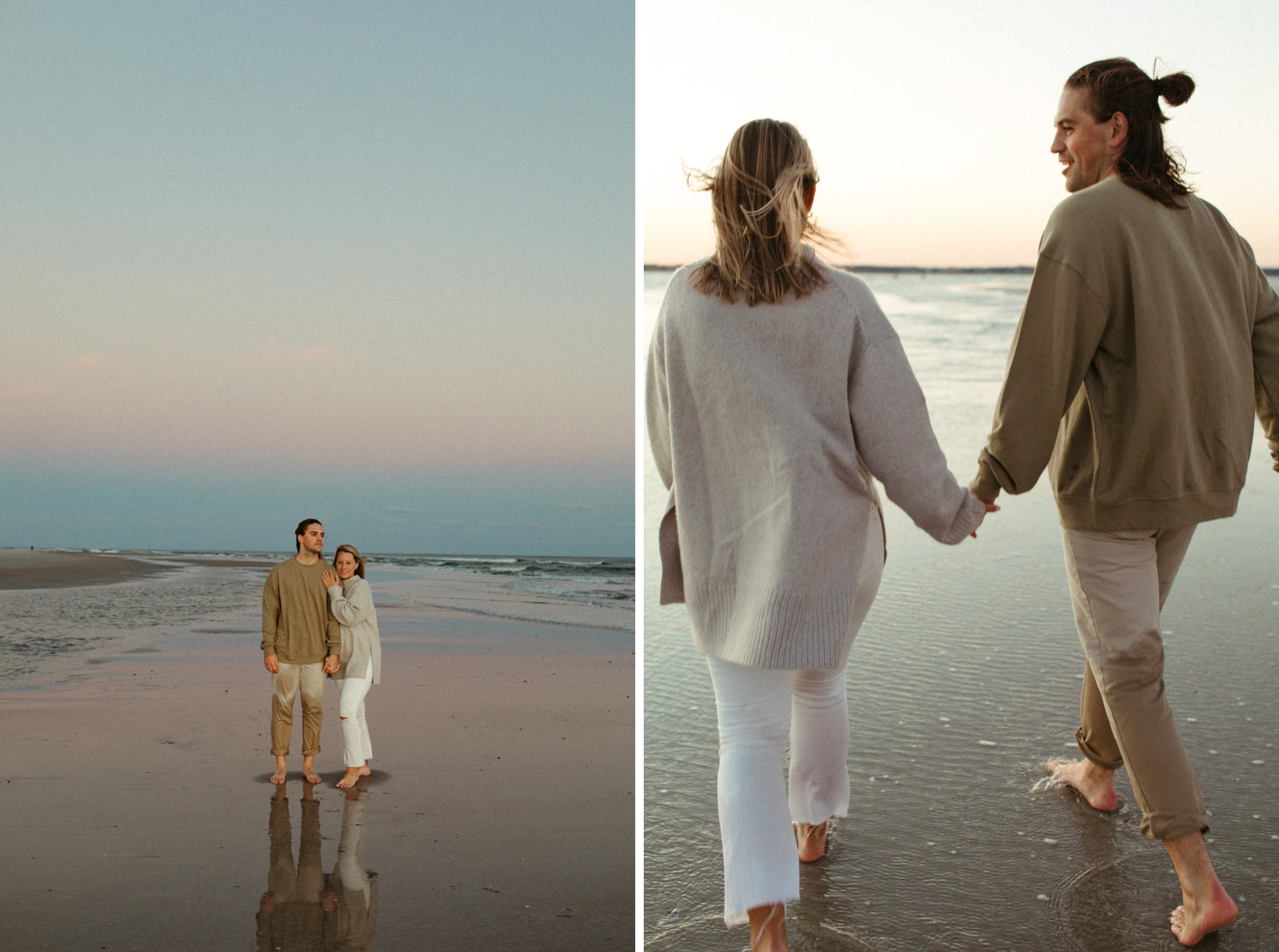 sunset outer banks engagement