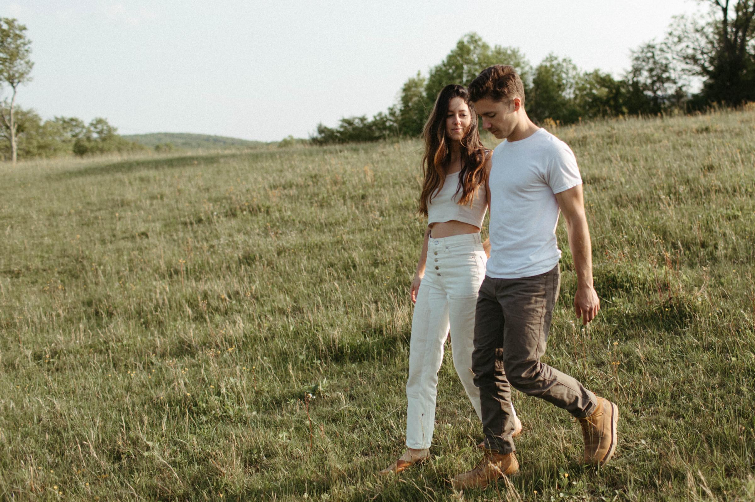 blue ridge parkway engagement photos