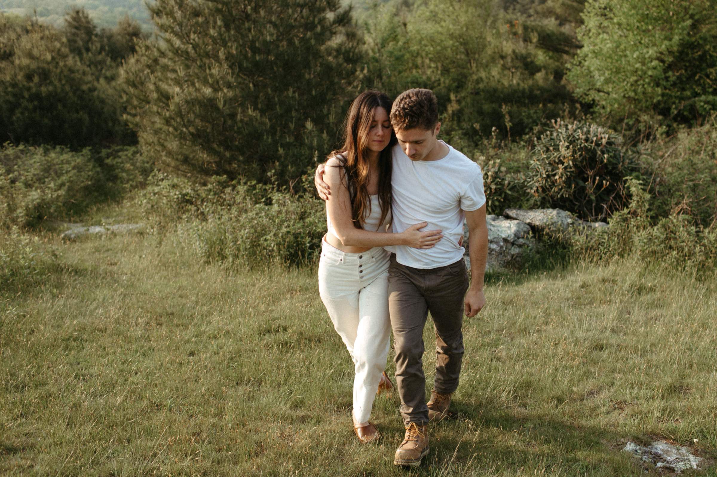 mountain engagement photos north carolina