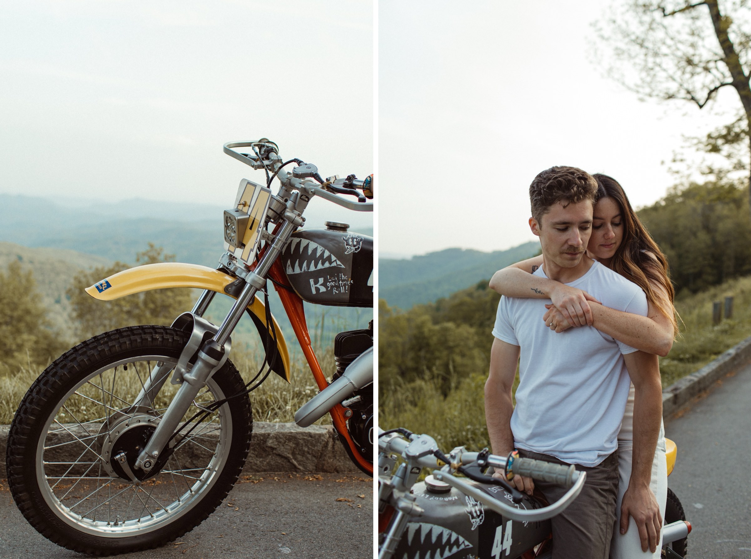 motorcycle engagement photo ideas